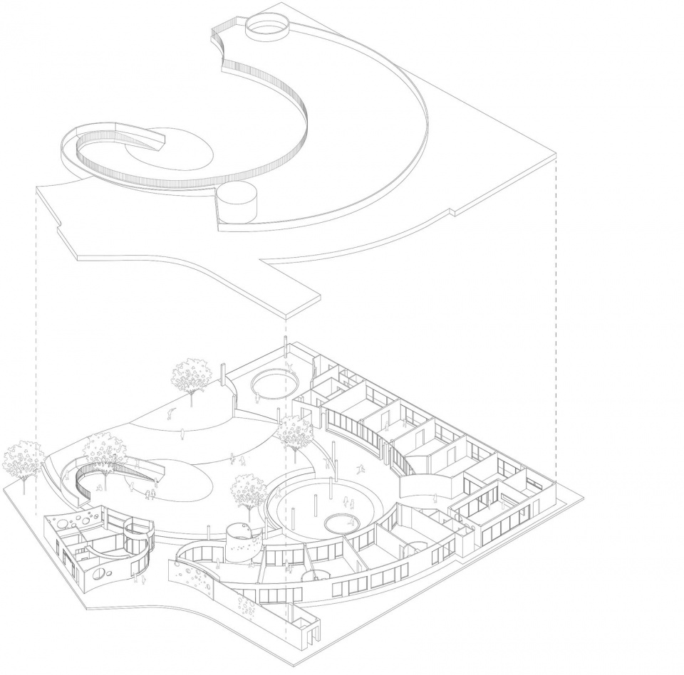弧形苹果树幼儿园丨泰国曼谷丨Architectkidd-11