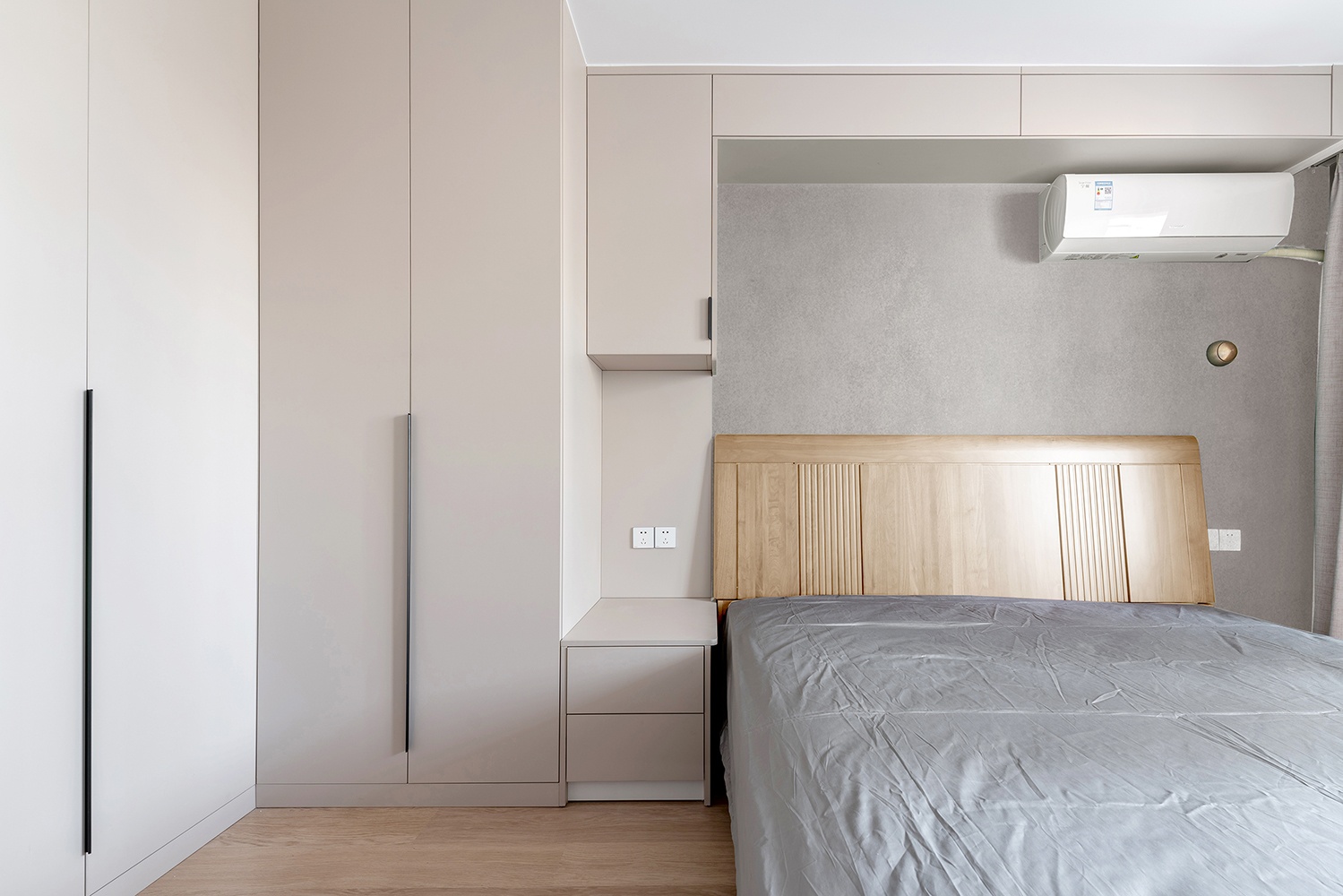 【久栖设计】46㎡学区房原木风，爆改餐厨一体，还能拥有三分离-10