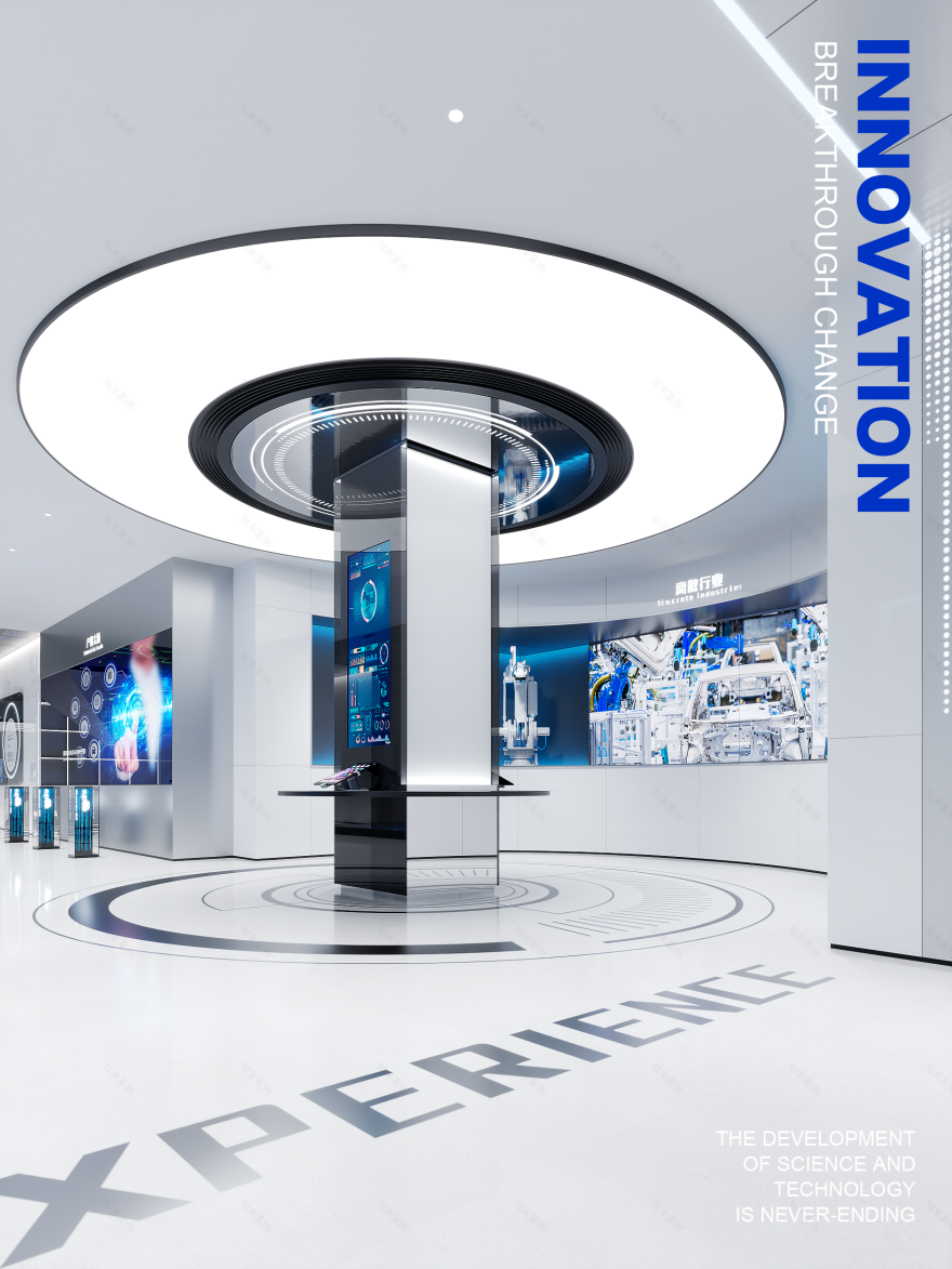 宁波蓝卓工业互联网展厅设计丨中国宁波丨MMC X 宁波科导文化科技-31