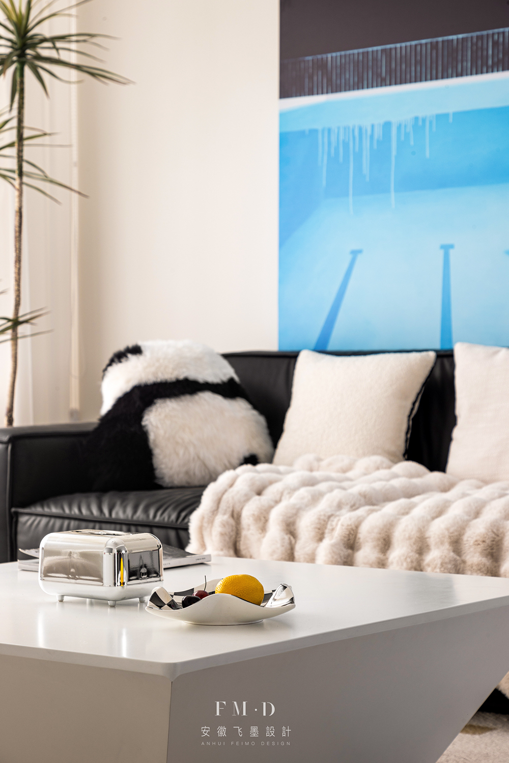 奶油风复式住宅丨中国滁州丨飞墨设计组-8