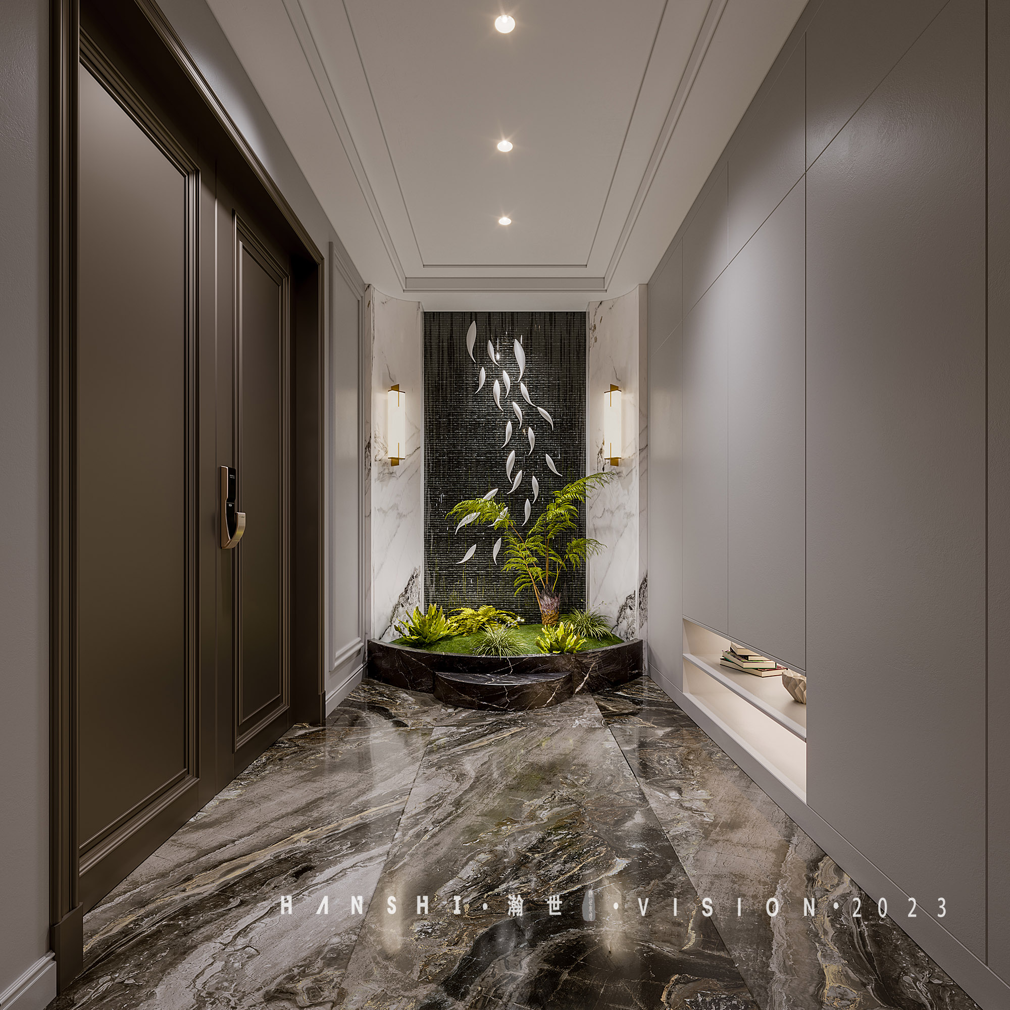 法式轻奢别墅丨瀚世表现-7