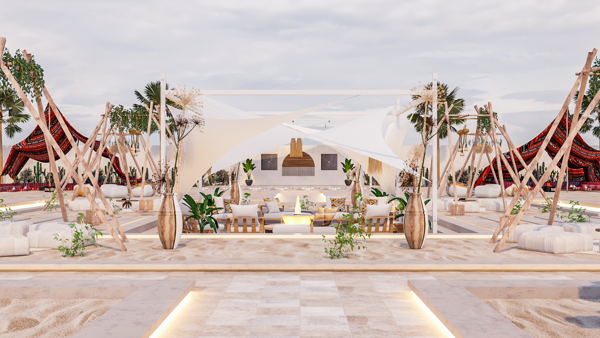 现代景观营地丨沙特阿拉伯丨Omar Studio-13