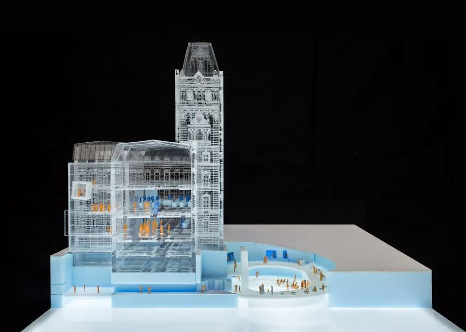 魁北克国民议会新馆 | 地下螺旋坡道展现民主精神-18