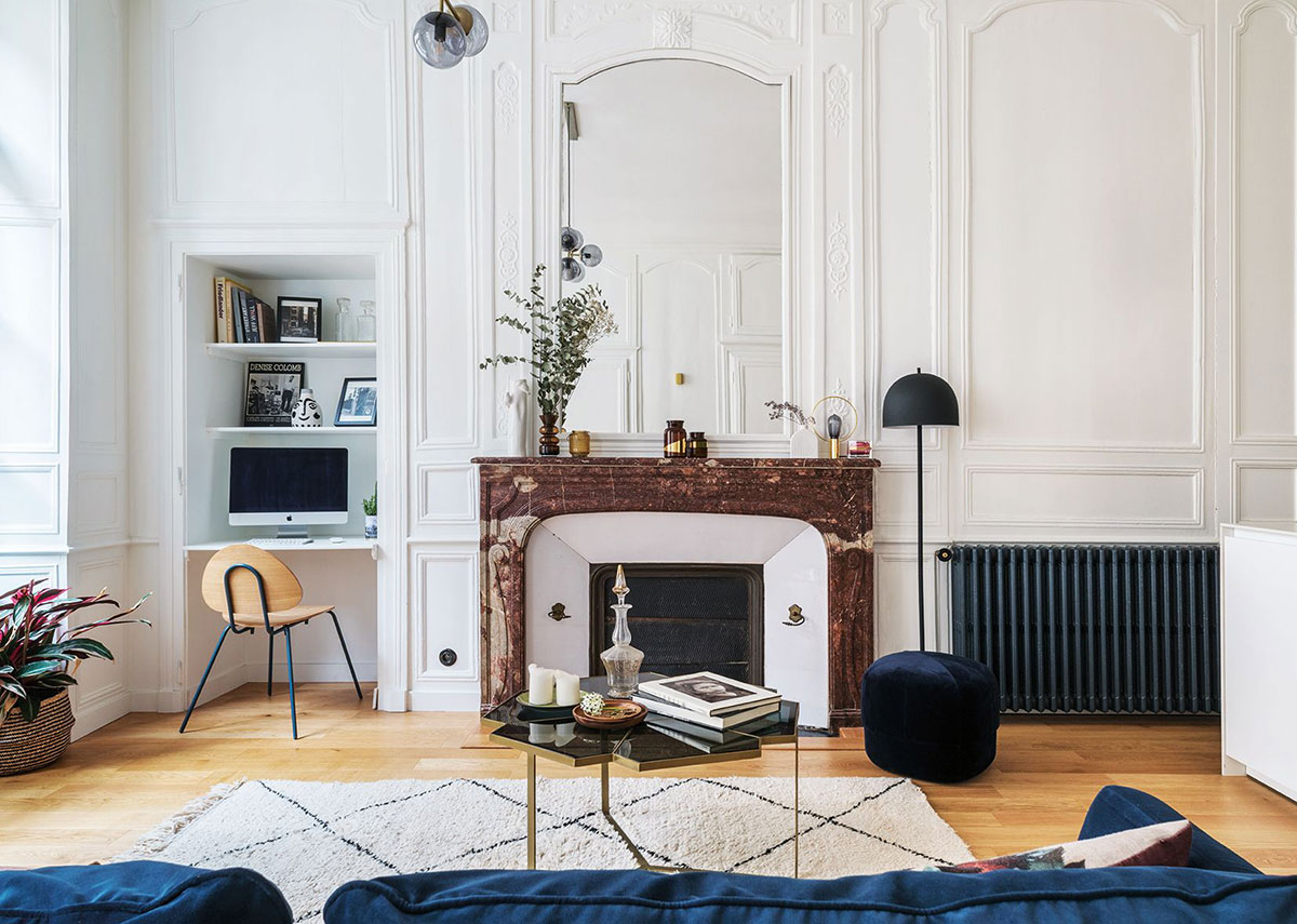 位于法国雷恩具有古典特色的现代公寓-4