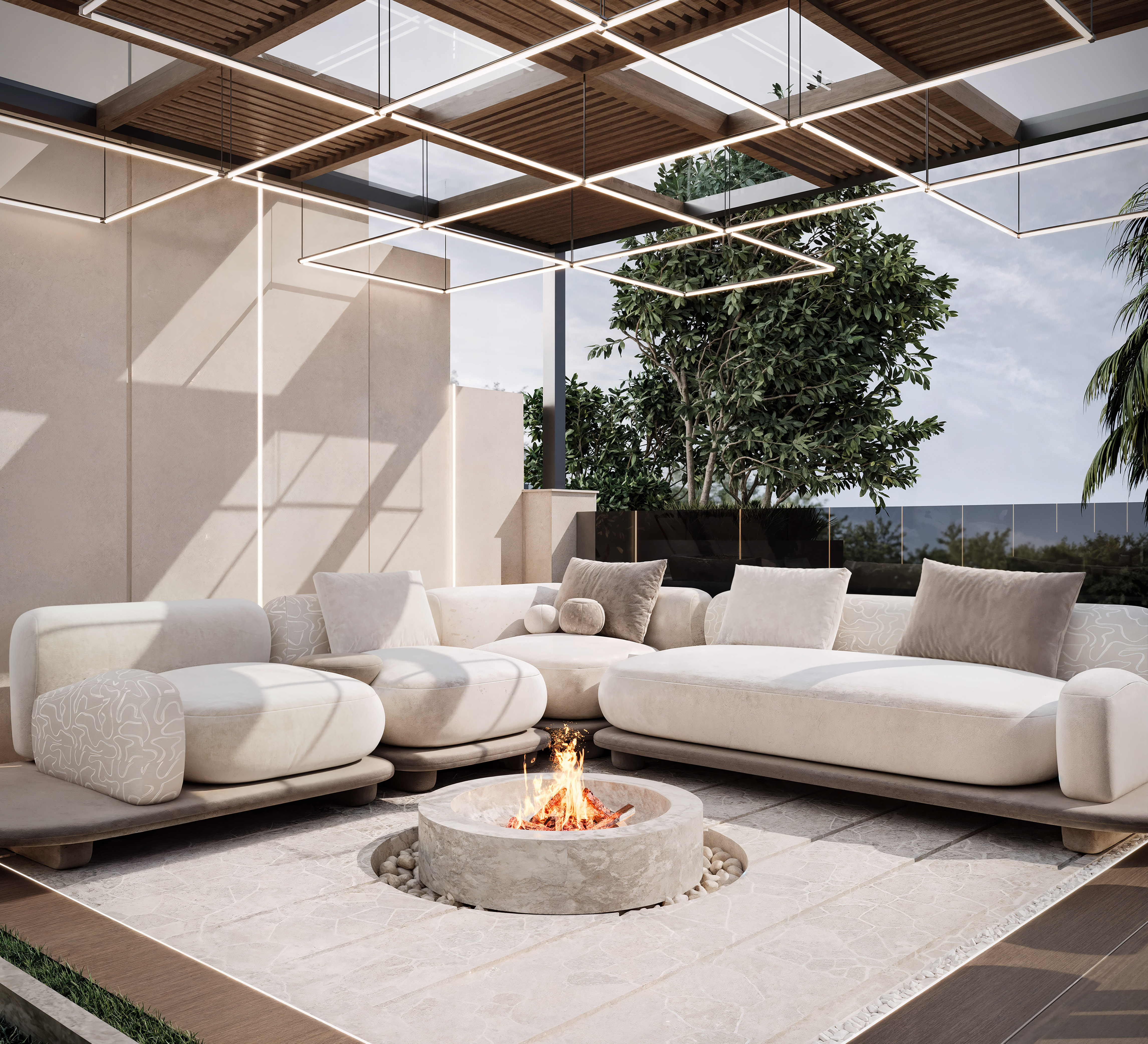 露台丨埃及开罗丨Evento design,Mohamed Abdelbaky-1