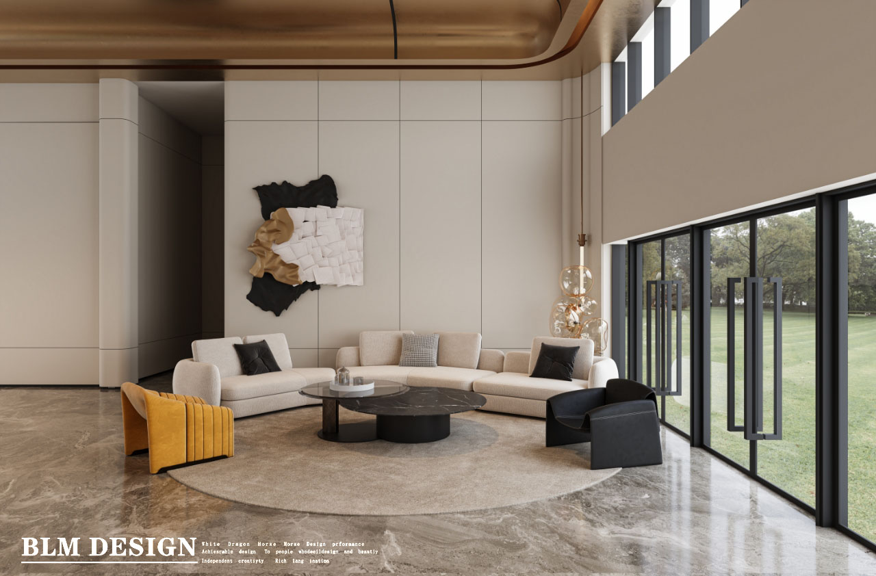 白龙马售楼处效果图制作-5