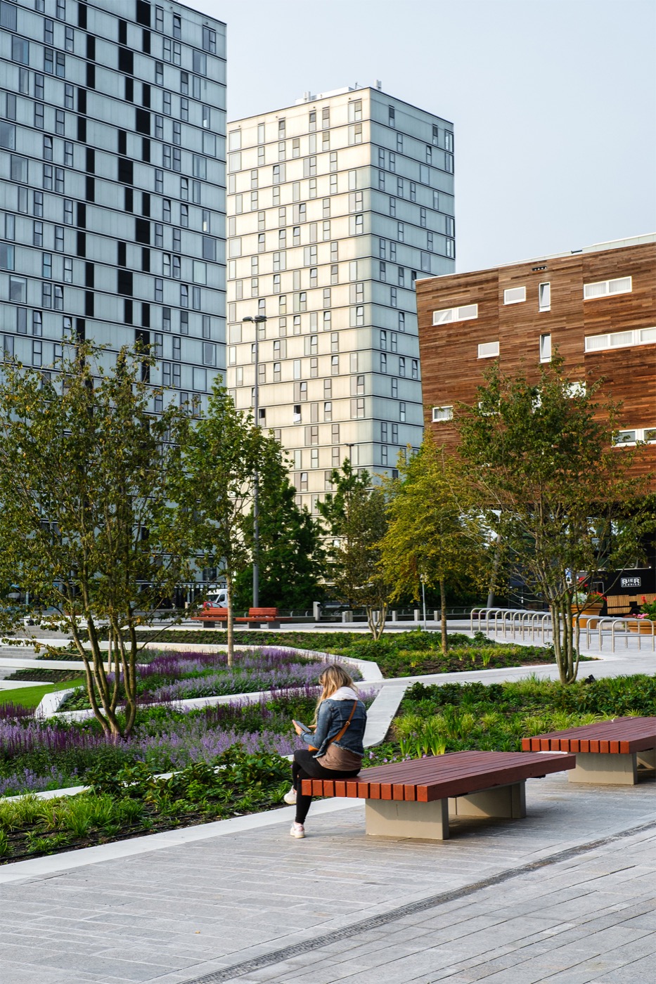 荷兰阿尔梅勒市中心的绿色广场（The Esplanade in Almere）-4