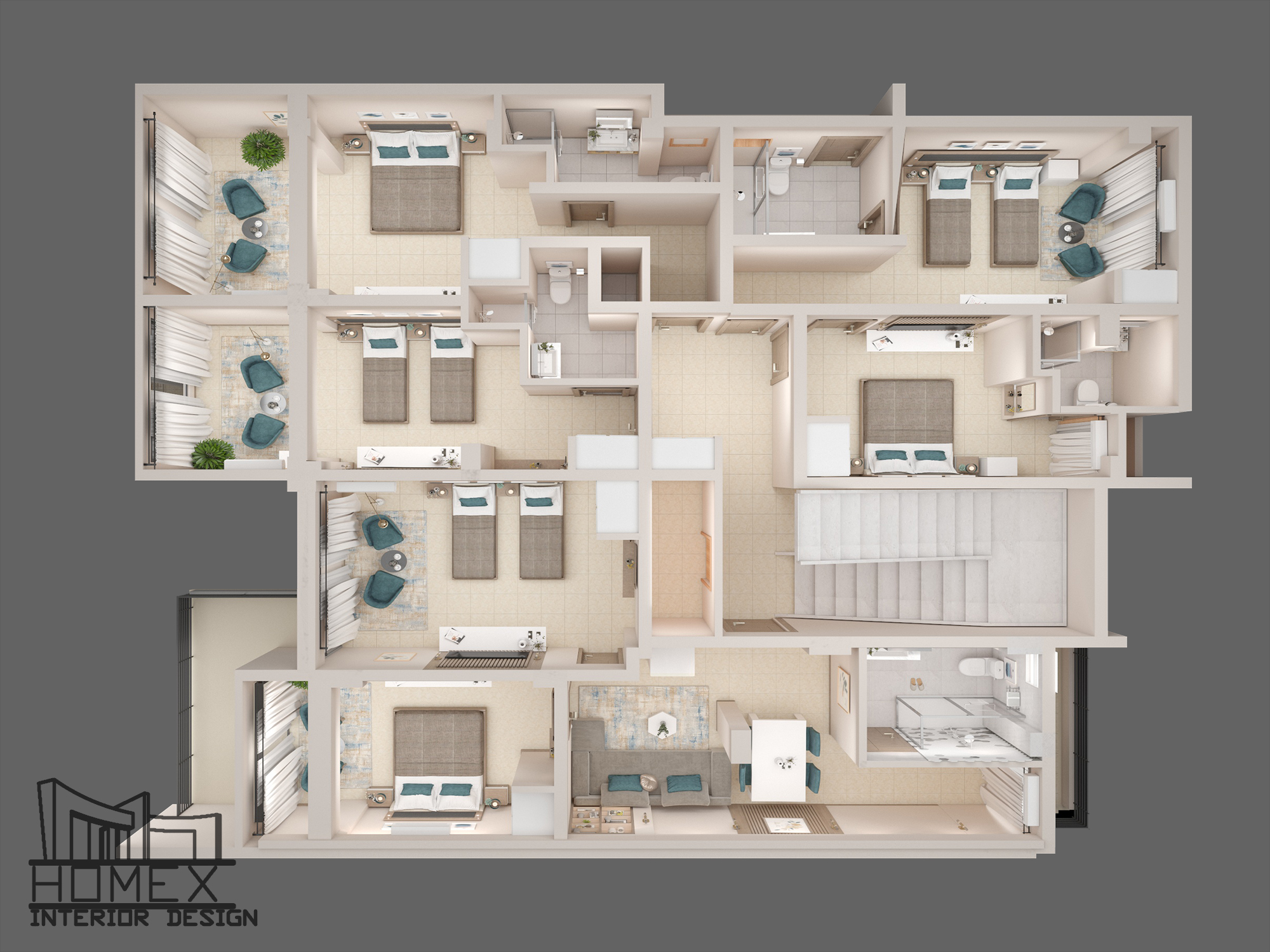 Hotel Caroline El-Mohandsen , Design for HOMEX2021.2.10-15