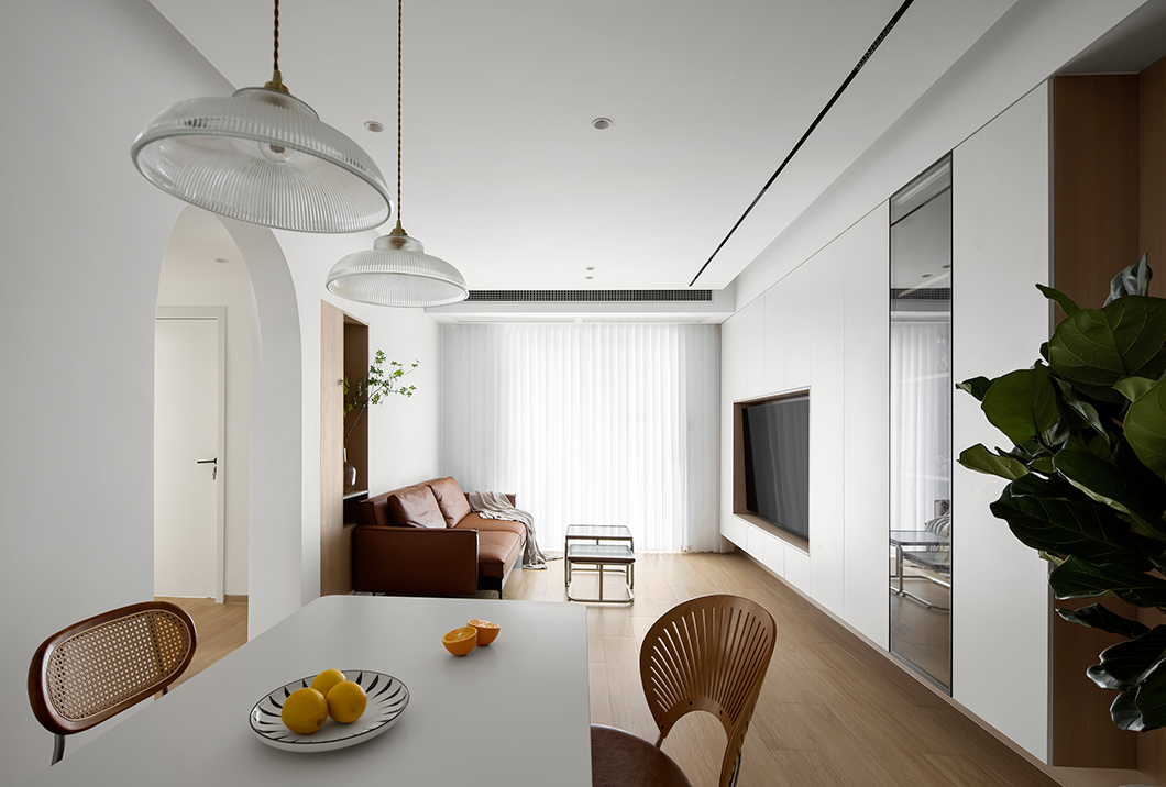 东莞海德·琥珀台 90㎡简约明亮私宅设计丨中国东莞丨六品设计-9