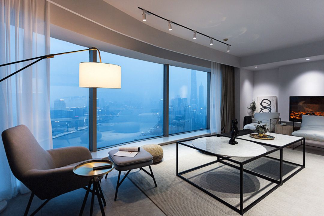世茂滨江花园 40 万出租房装修，打造大气观景空间-114