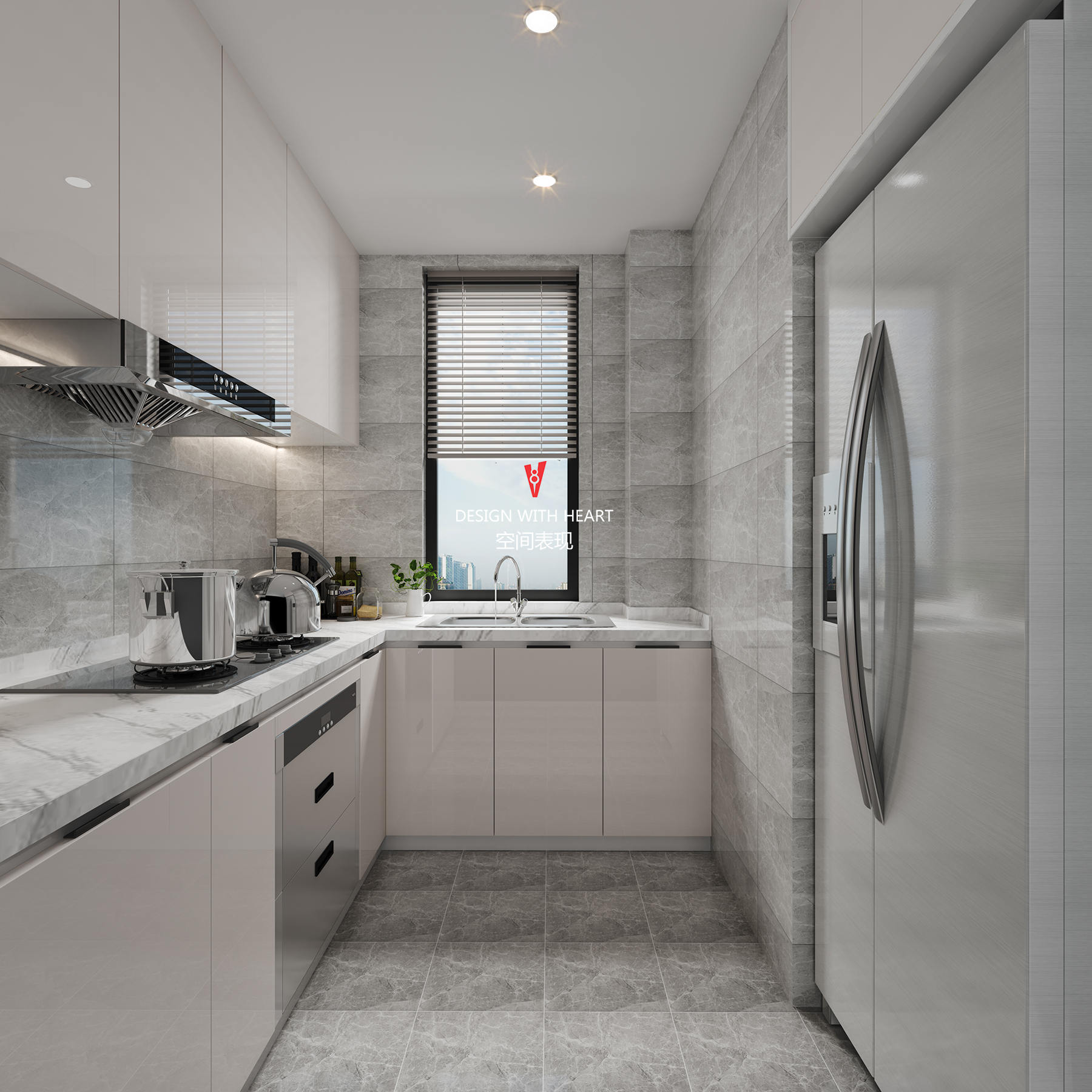 白色宁静冬日，轻奢现代家装的魅力-2