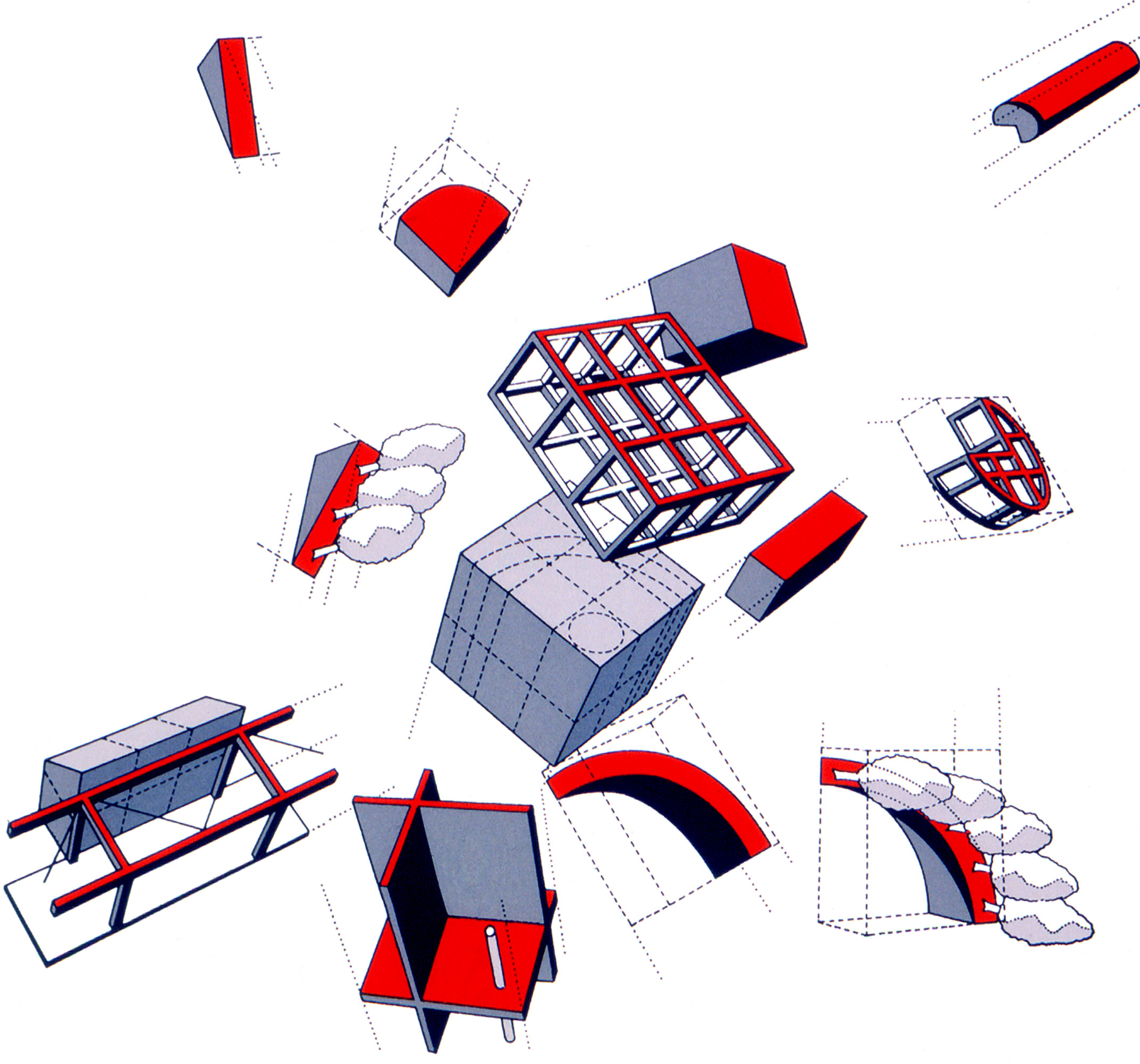 解构主义代表作 | 巴黎维尔莱特公园-42
