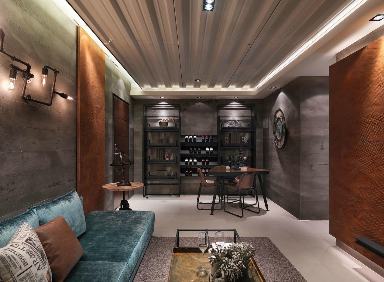 个性工业感宅的摇滚风格设计-5