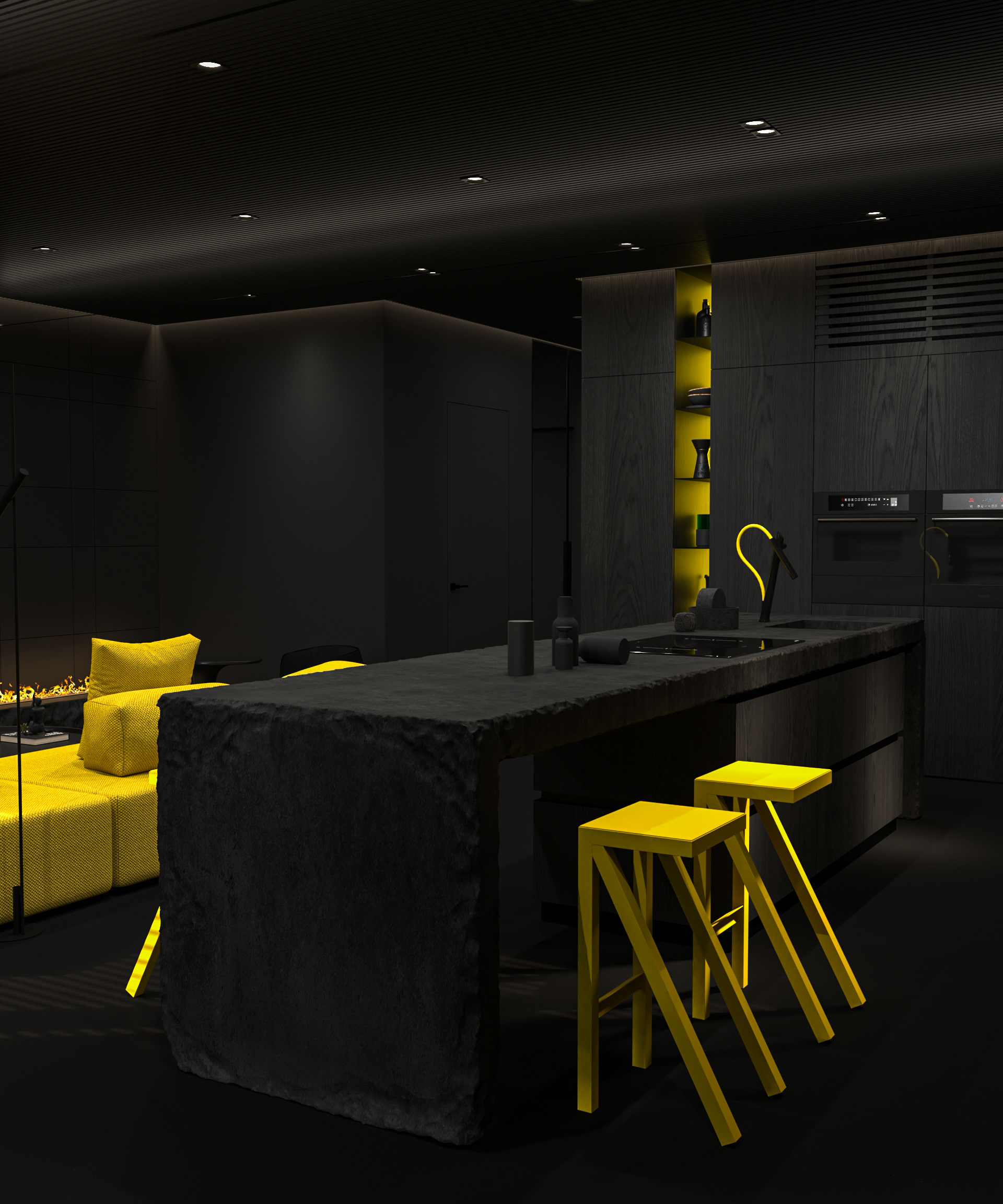 Eldfjall 私人住宅丨Guga Odikadze-26