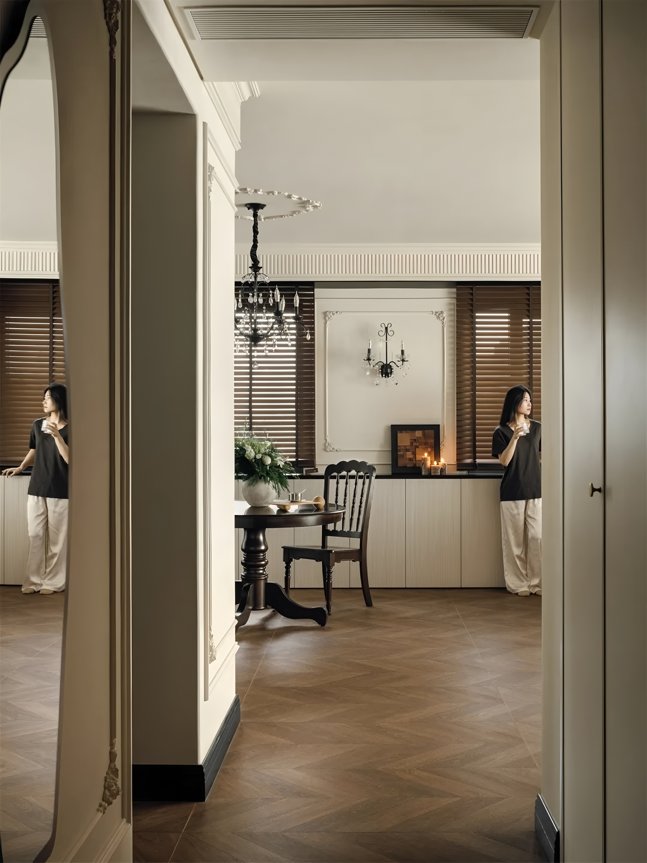 西安龙湖景粼天旭 166㎡丨中国西安丨几何空间设计-2