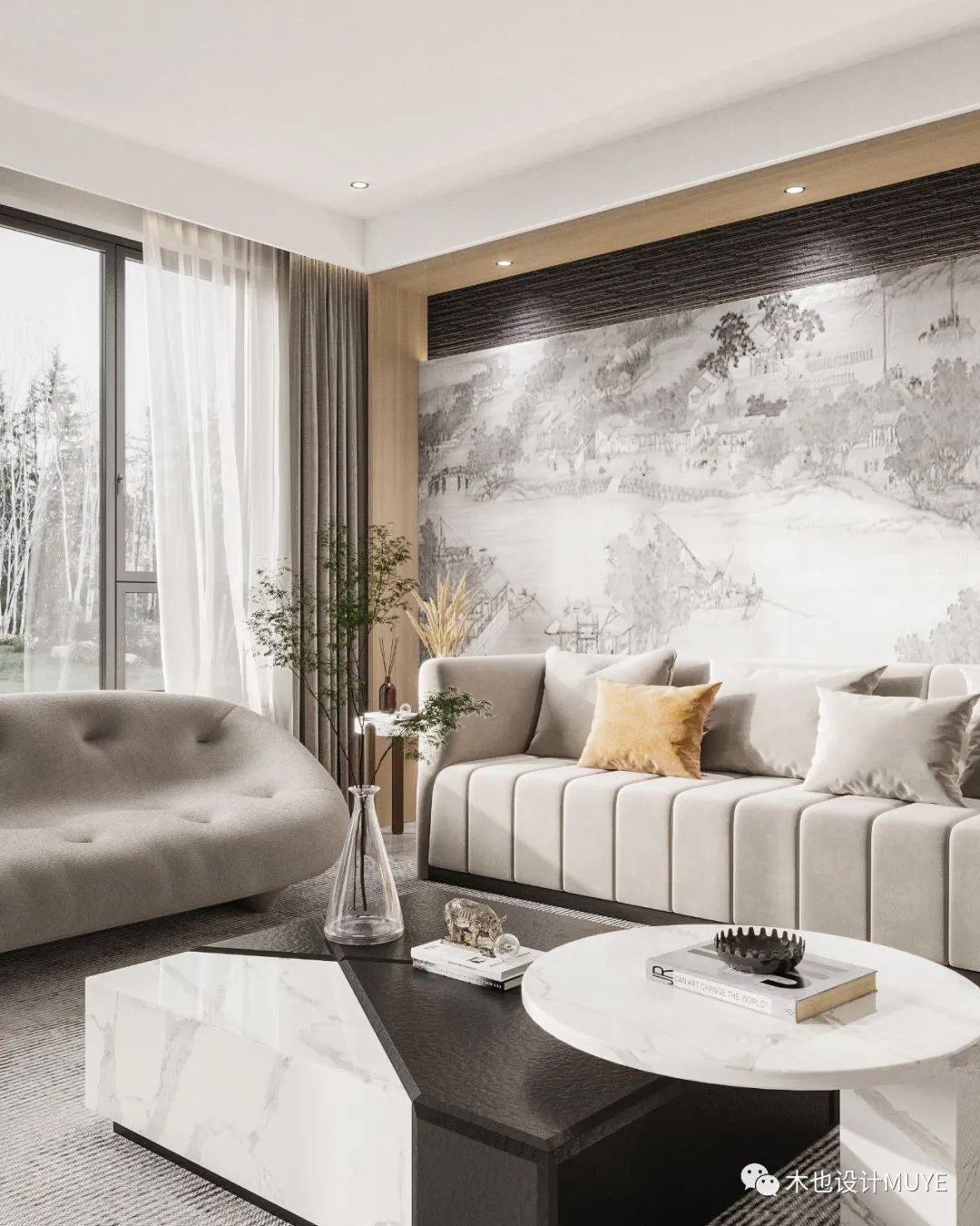 建发央著新中式温润空间设计丨周顺,杨娇-32