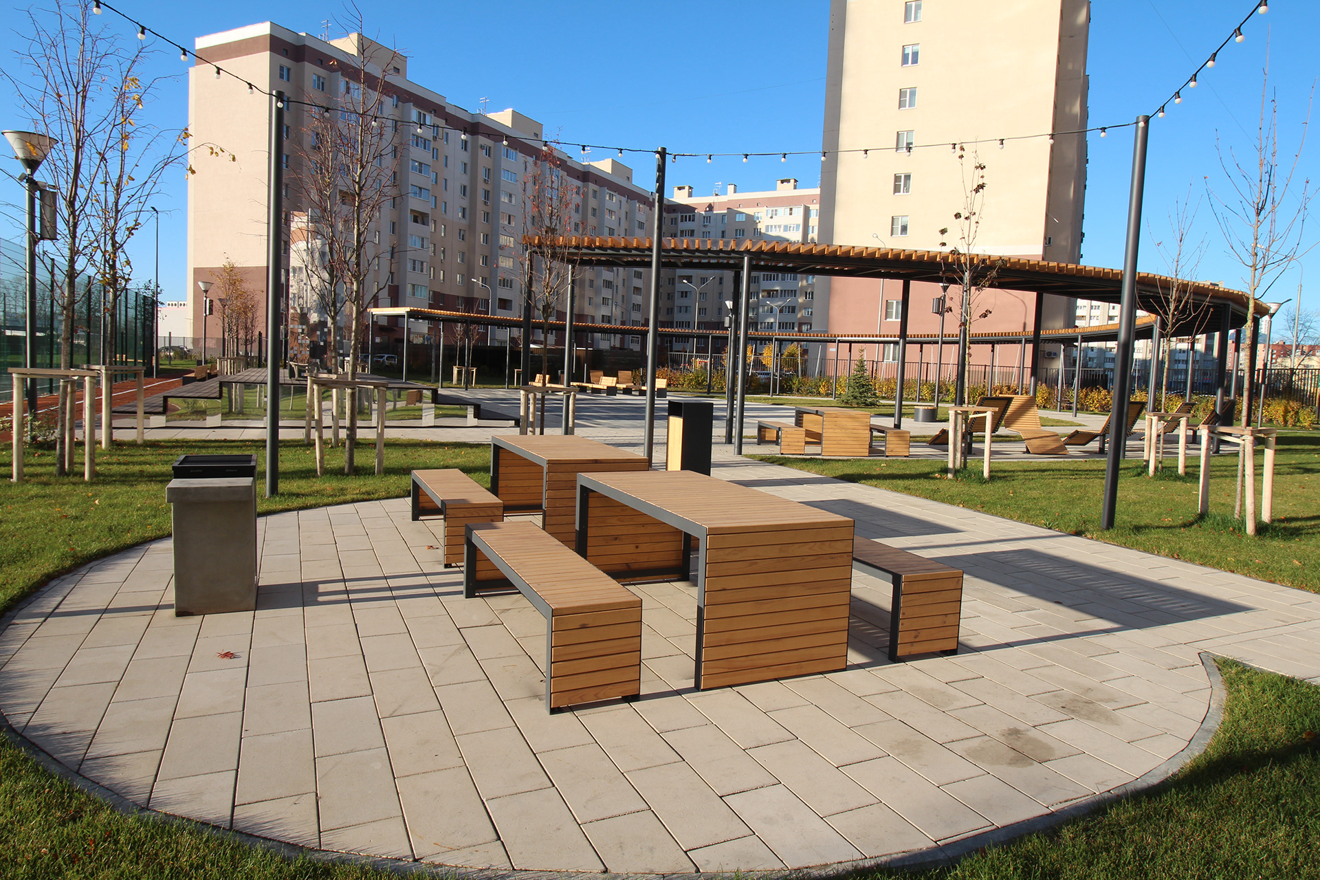 ЖК «Квартет»小区景观设计丨俄罗斯奔萨丨Farbstein-34