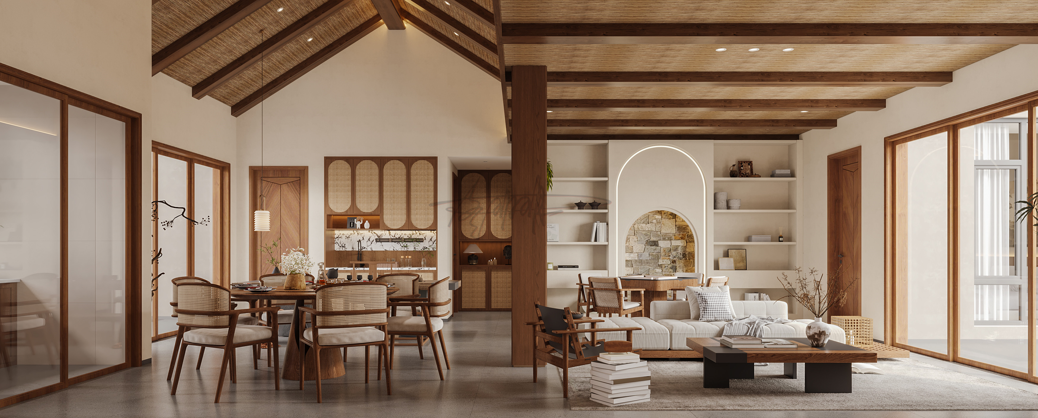 侘寂风中古民宿-3