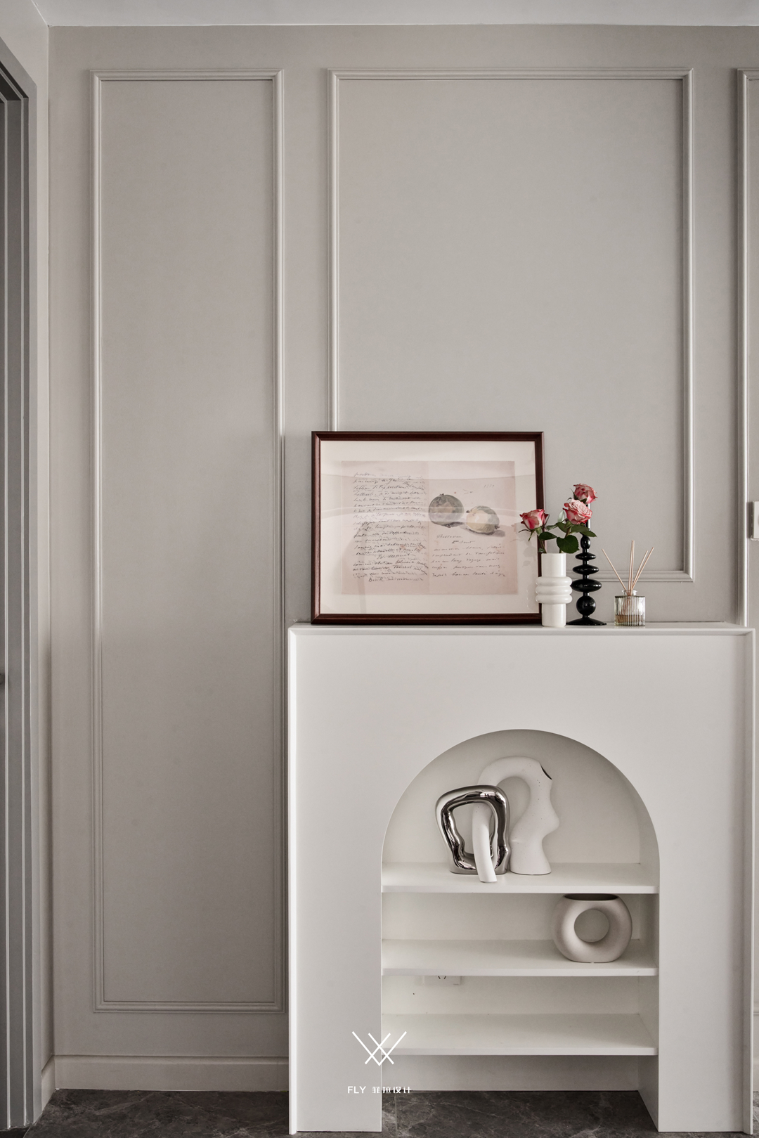 轻法式的爱与歌 · 浙江杭州天萃名邸精装房改造丨中国杭州丨菲拉设计-66