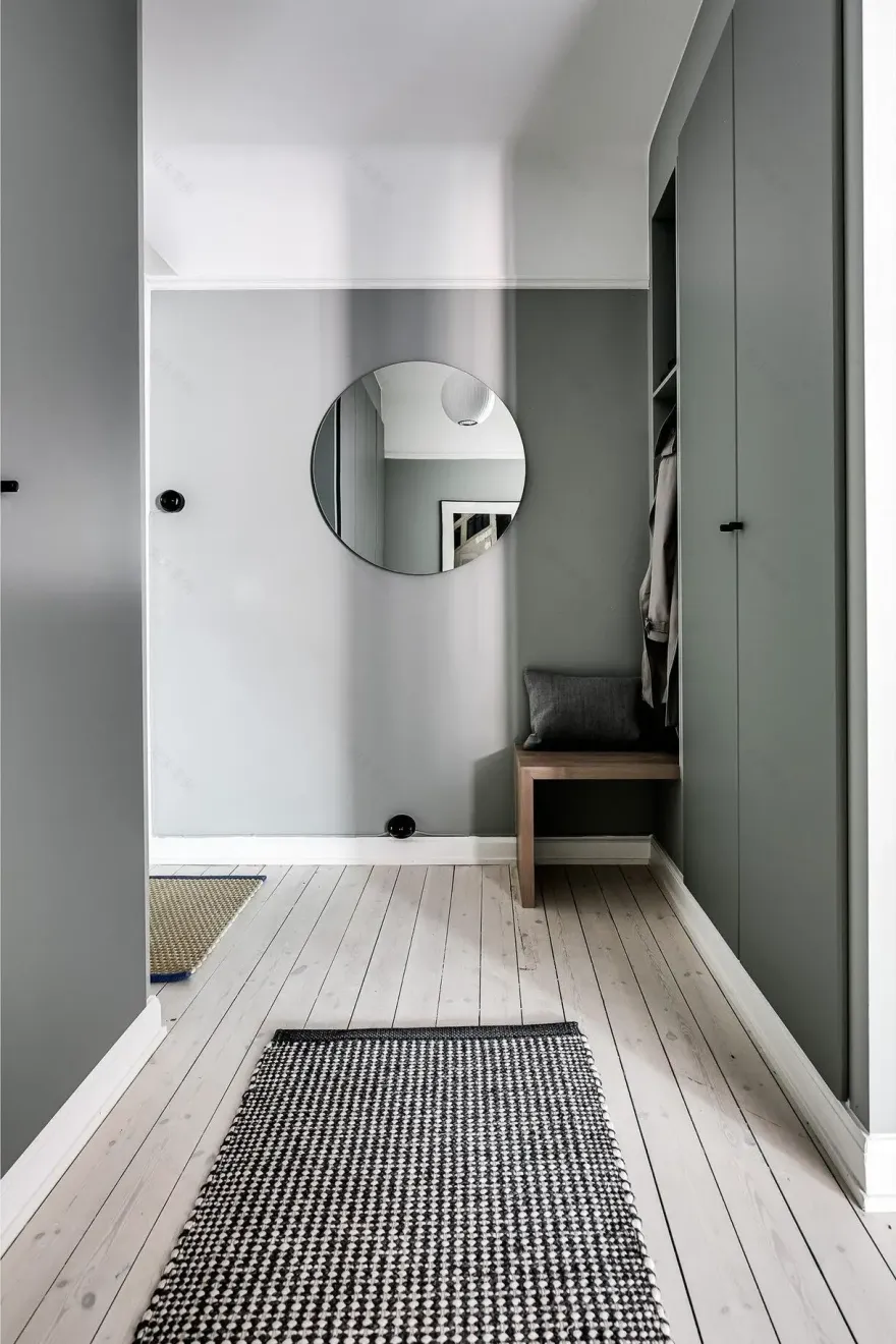 瑞典 71m2 公寓 | 绿色与玻璃的完美融合-20