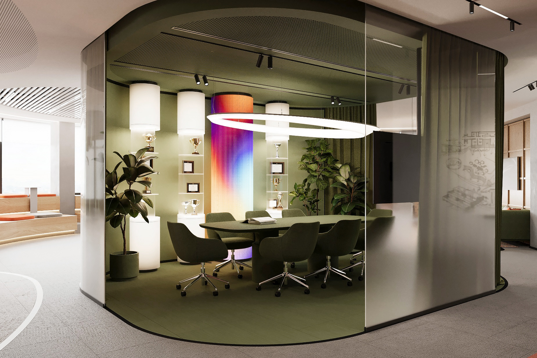 IT 公司多功能办公空间设计项目丨俄罗斯圣彼得堡丨Архитектурное бюро ZARYA-28