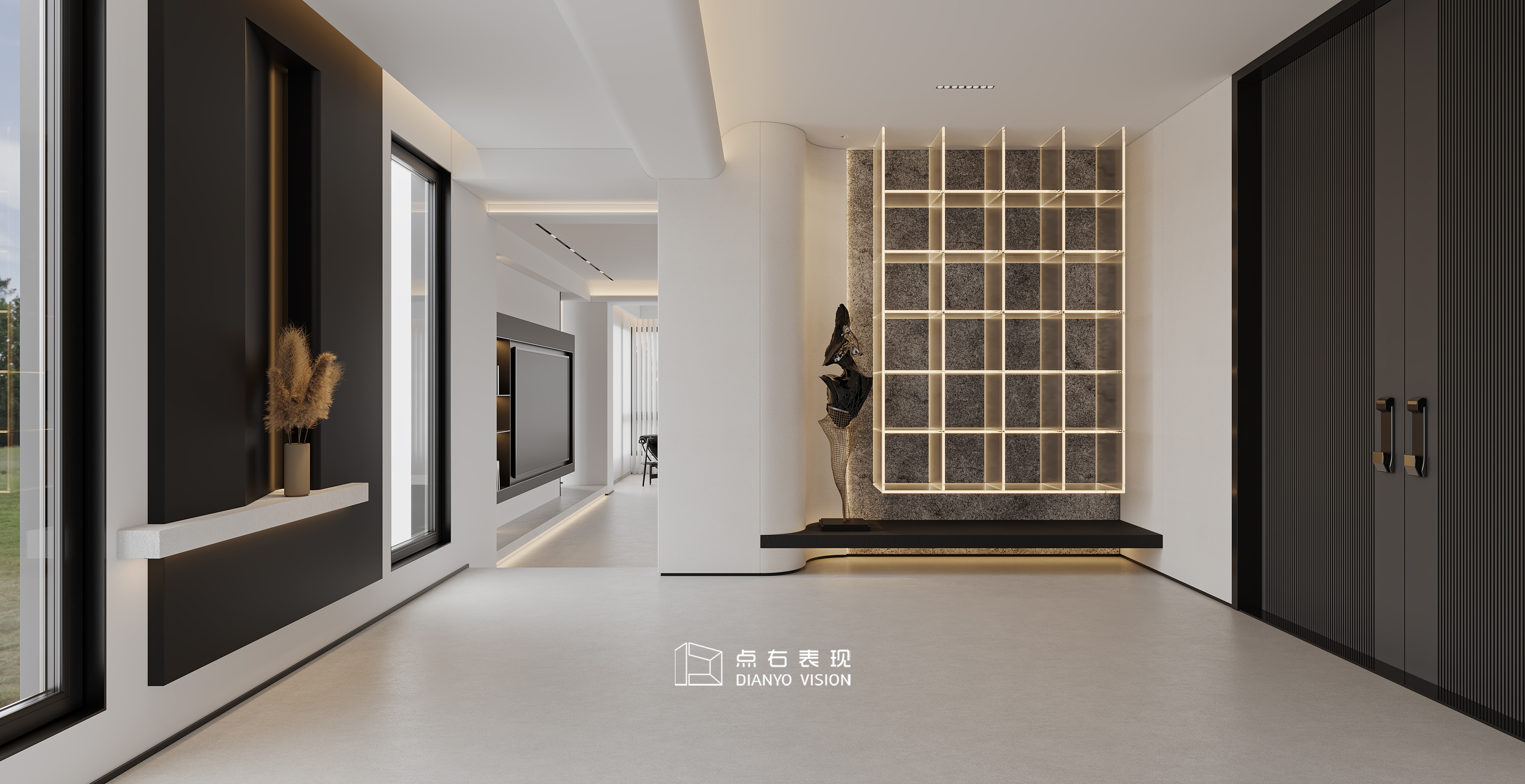 现代风格效果图丨点右效果图表现-20