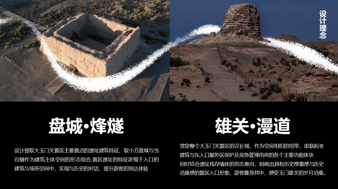 项目|大漠孤烟直，长河落日圆——玉门关东入口游客中心建筑方案设计-14