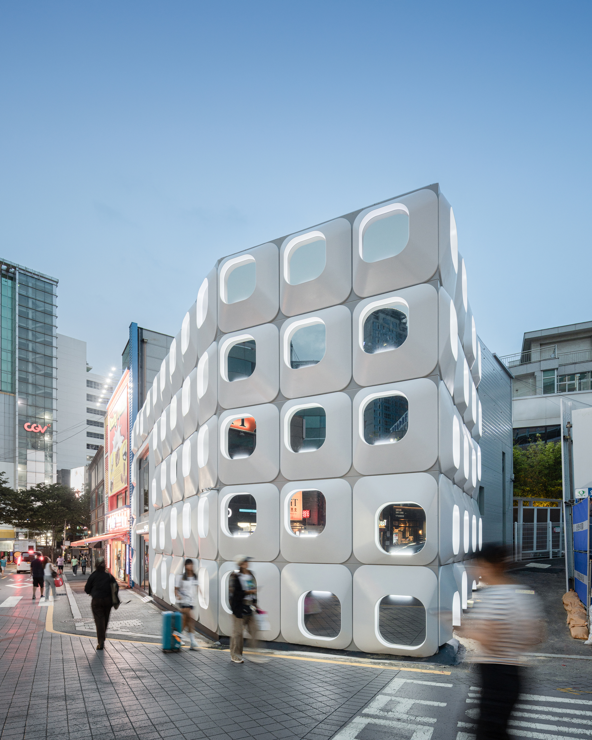 明洞站酒店丨韩国首尔丨Yong Ju Lee Architecture-22