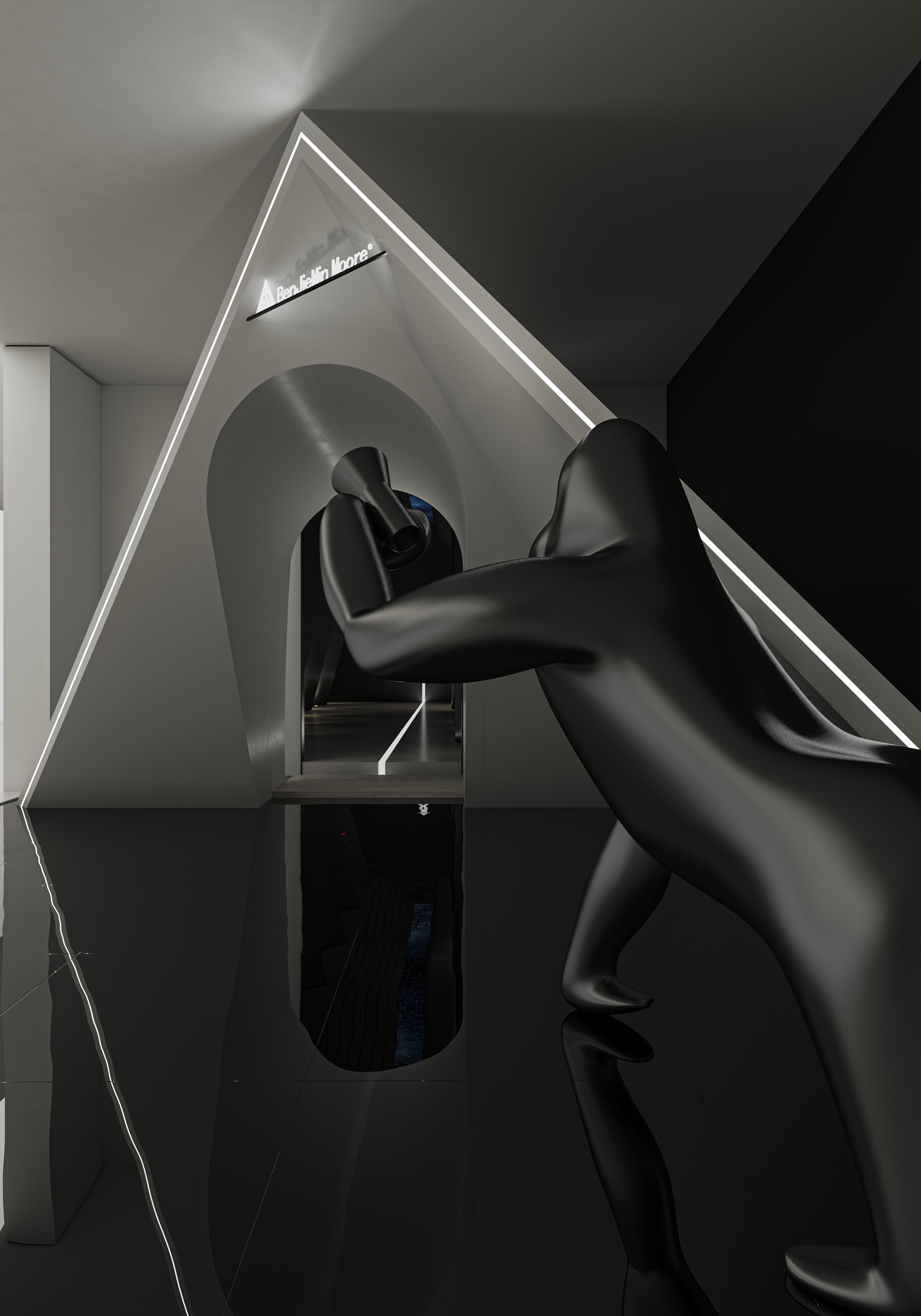 三角之光 · 本杰明展厅设计丨Design·Zhang-6