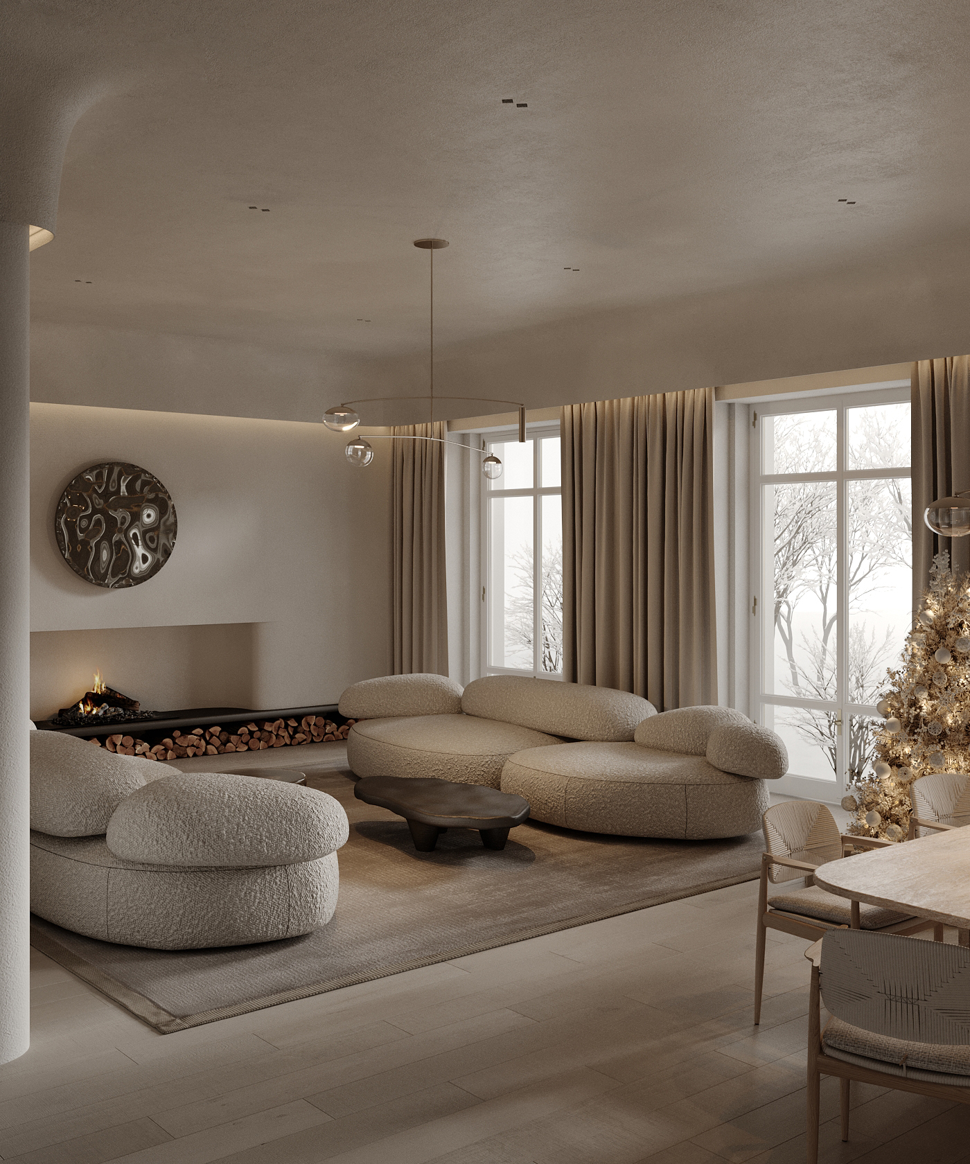 比利时冬季私人住宅丨SEDOVA ELENA-10