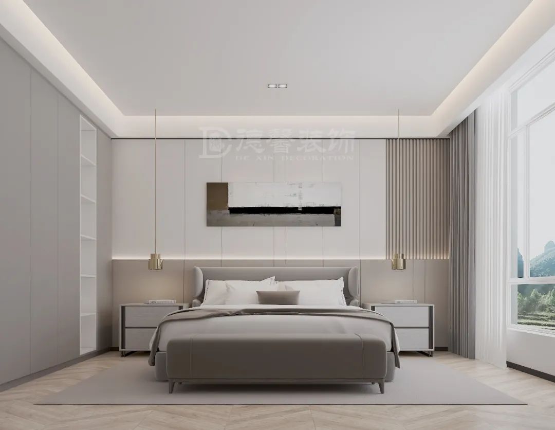 现代法式别墅设计,打造丰富空间层次-46