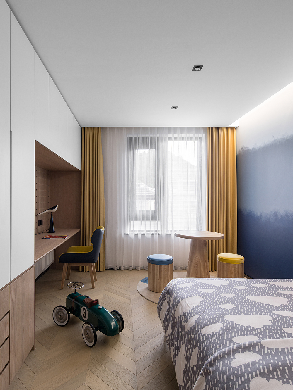 长沙 255㎡极简别墅，黑白灰演绎空间气质-40