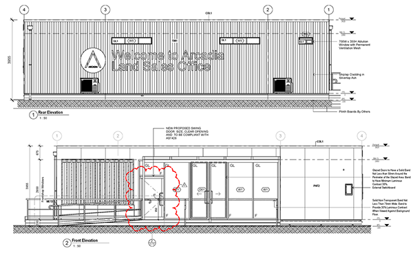 官员土地销售办公室丨Arcadia Sales Office-10
