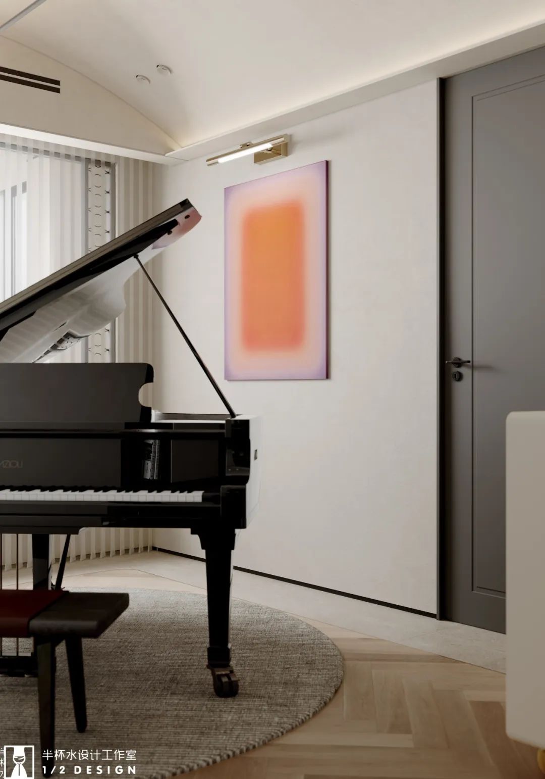 泊蔚法式现代风室内设计丨半杯水工作室-52