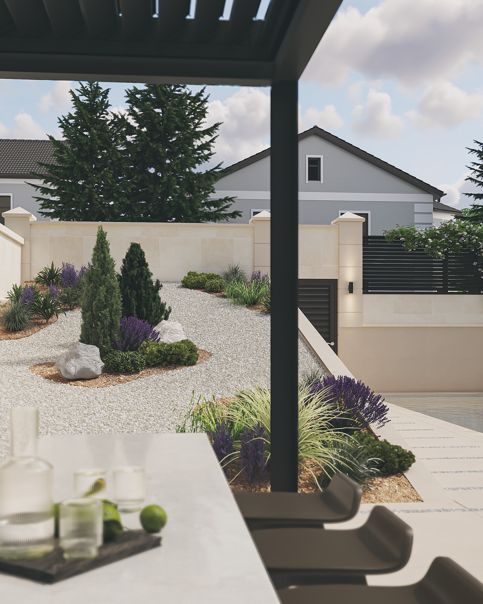 Reconstruction of the individual house-8