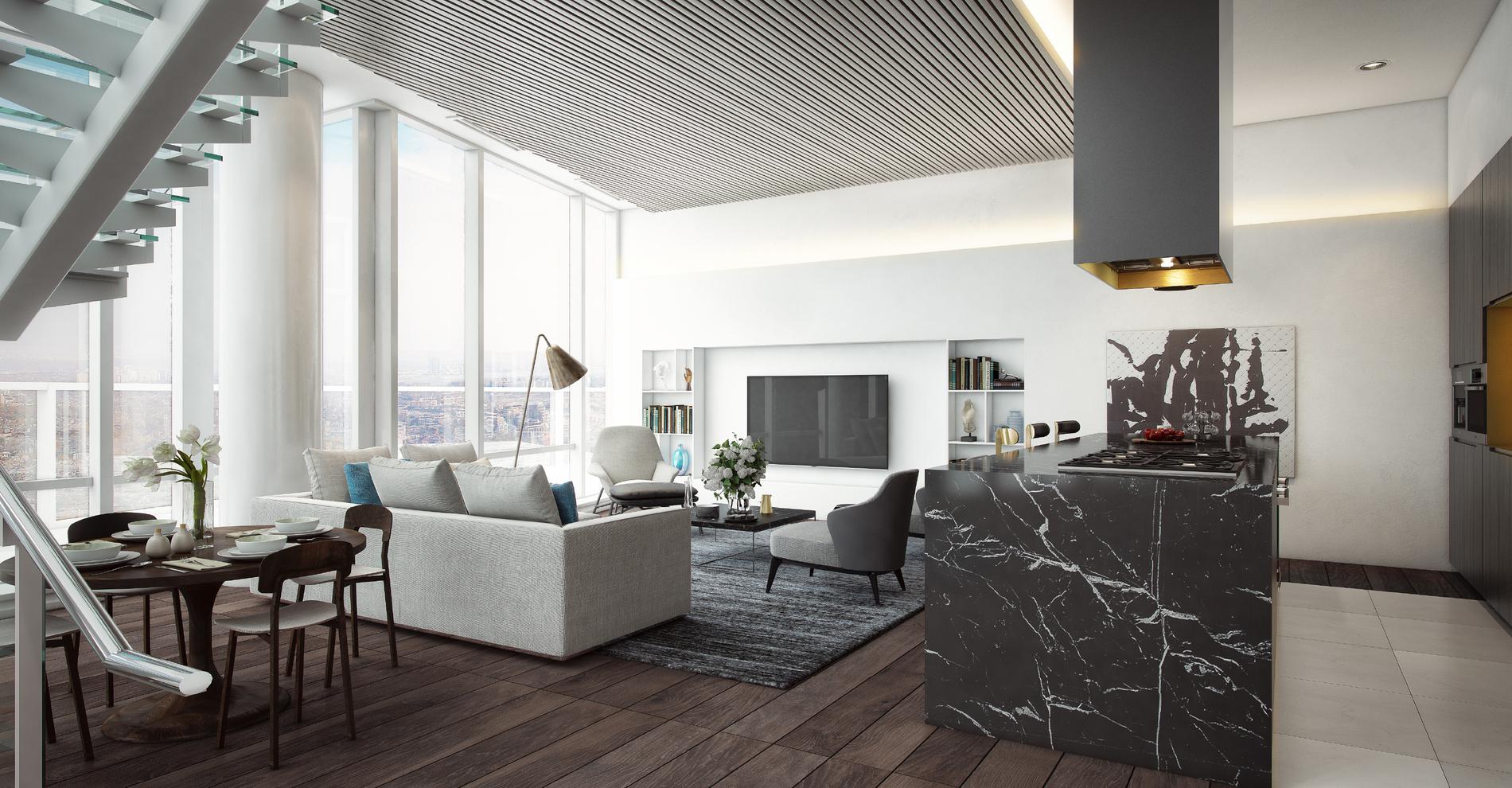 多伦多香格里拉酒店室内装饰（注：Shangri La一般指香格里拉，这里结合语境推测可能是酒店名称，Interior可理解为室内装饰等意思） 丨加拿大多伦多丨Hariri Pontarini Design Inc.-4