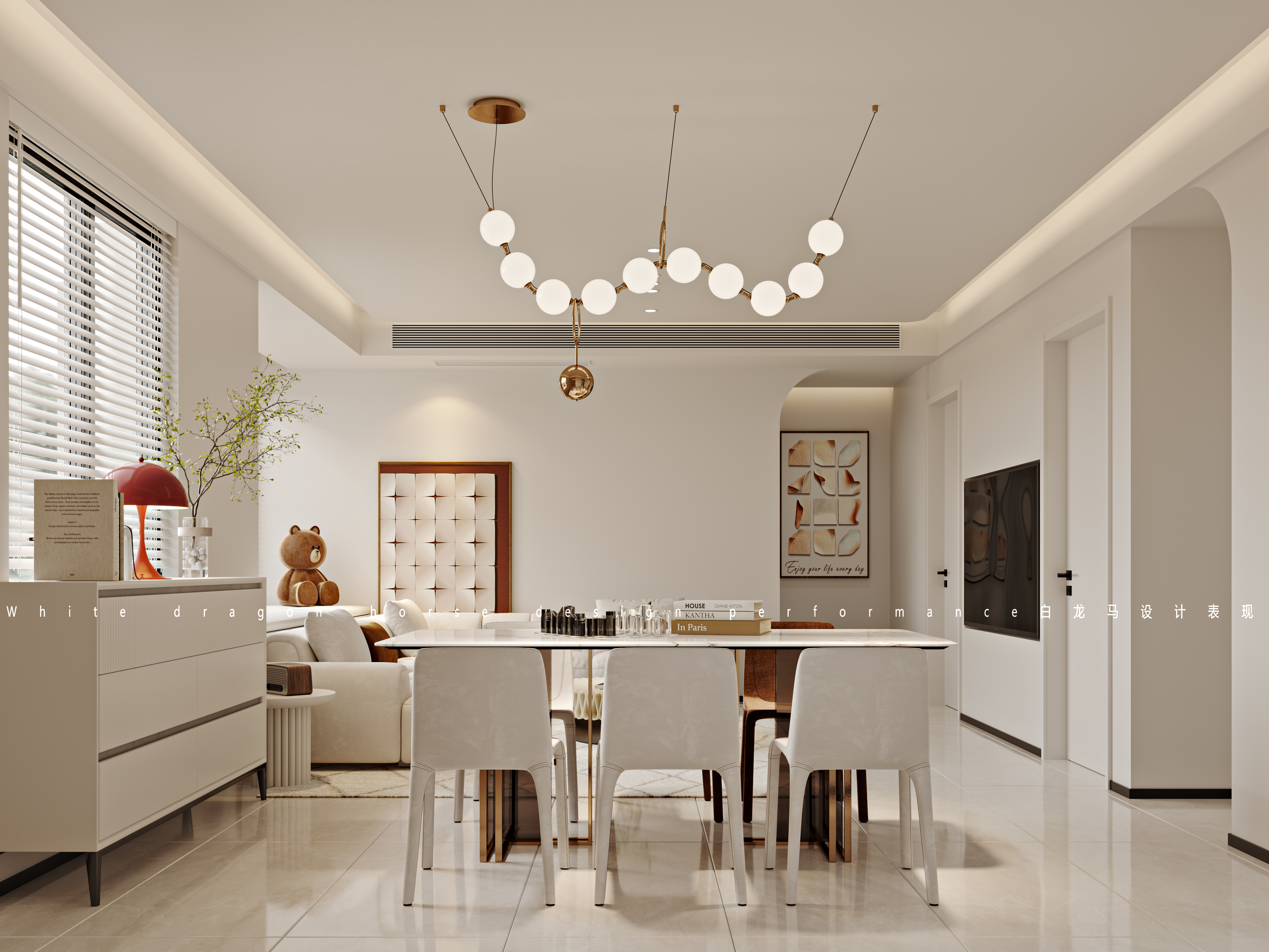 现代极简——白龙马效果图-7