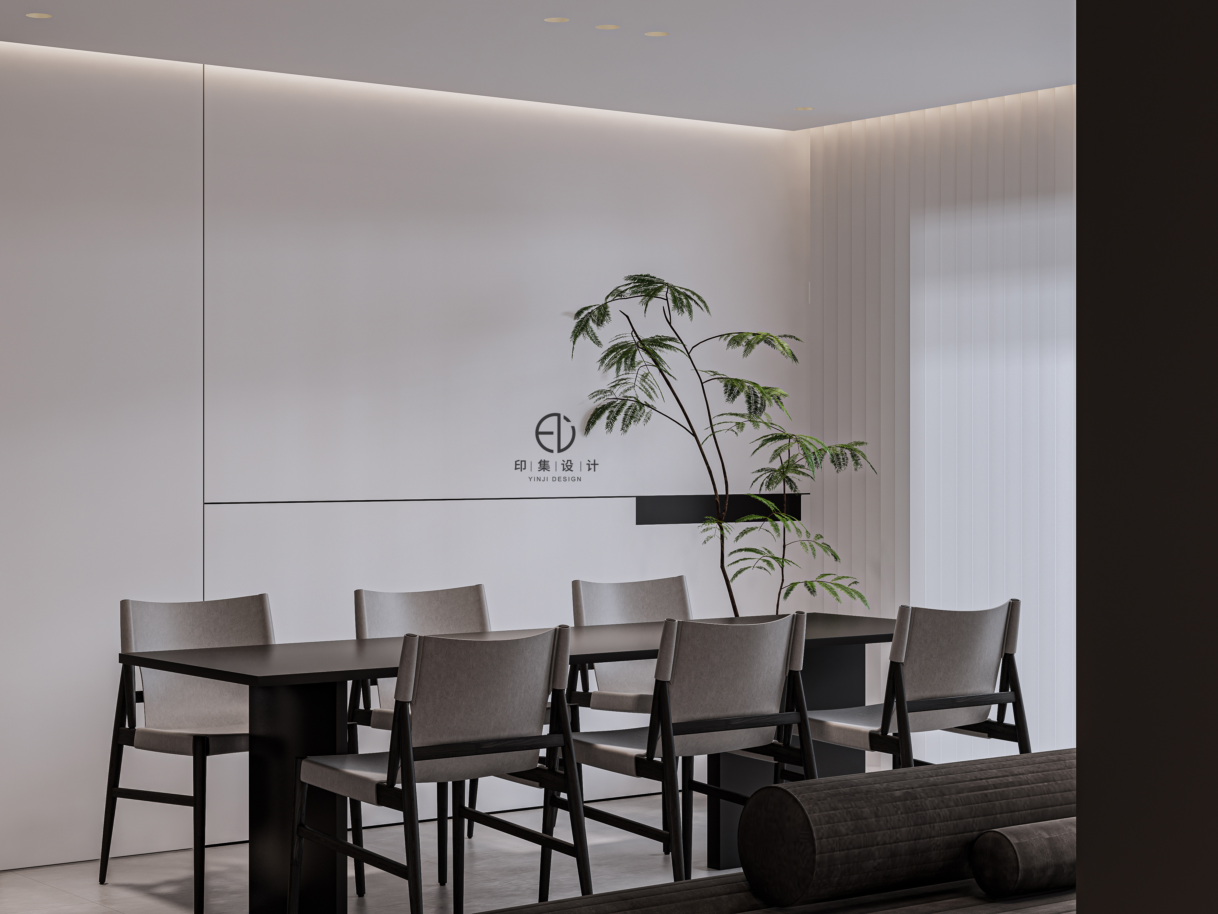 160㎡ 极简黑白灰，凡而不俗，构筑自由-17