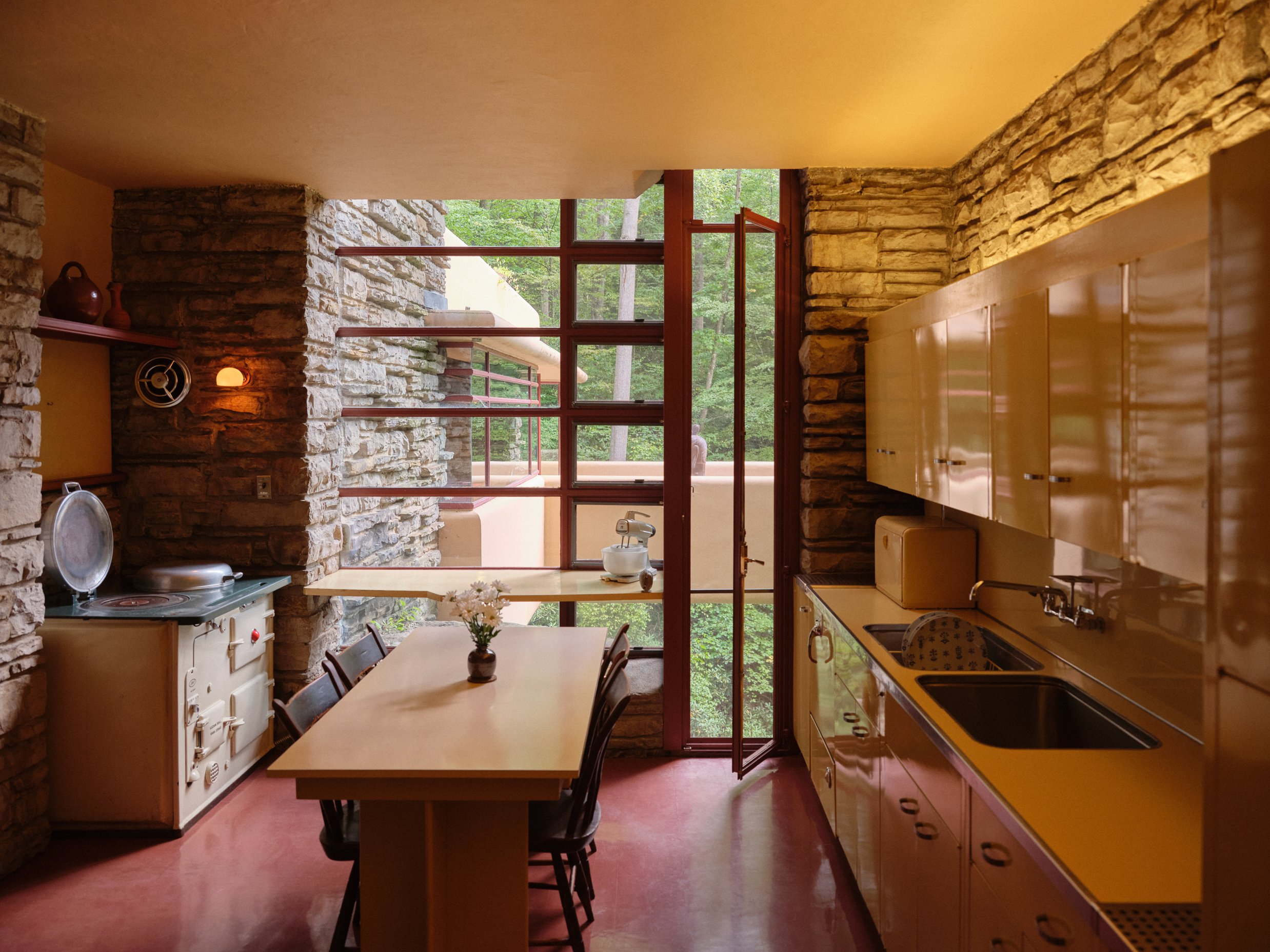 流水别墅丨美国宾夕法尼亚丨弗兰克·劳埃德·赖特-64