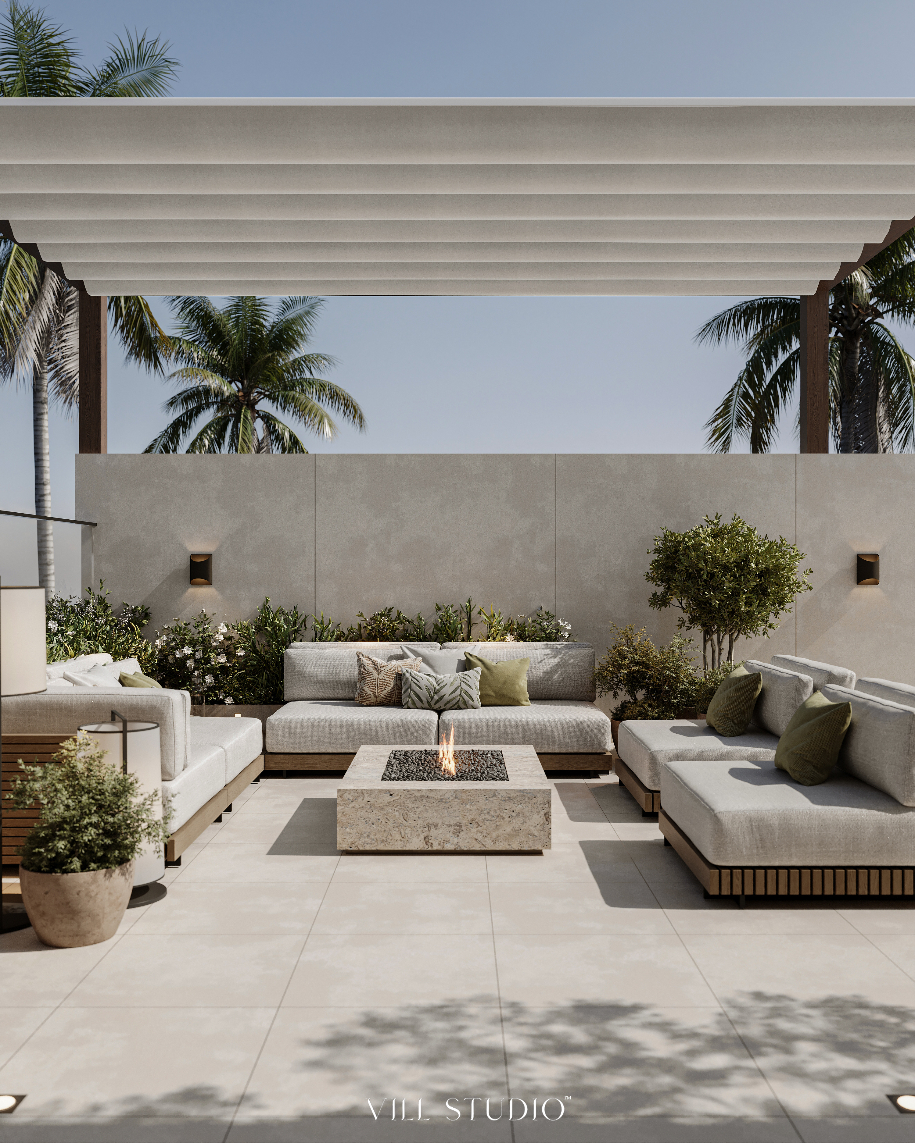 沙特阿拉伯·屋顶户外休闲区丨沙特阿拉伯丨Vill Studio™-7