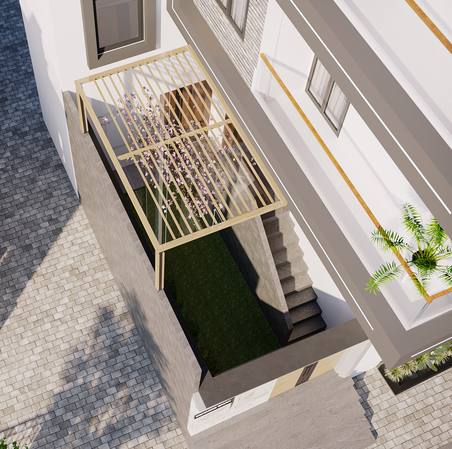 Residential house facade design-4