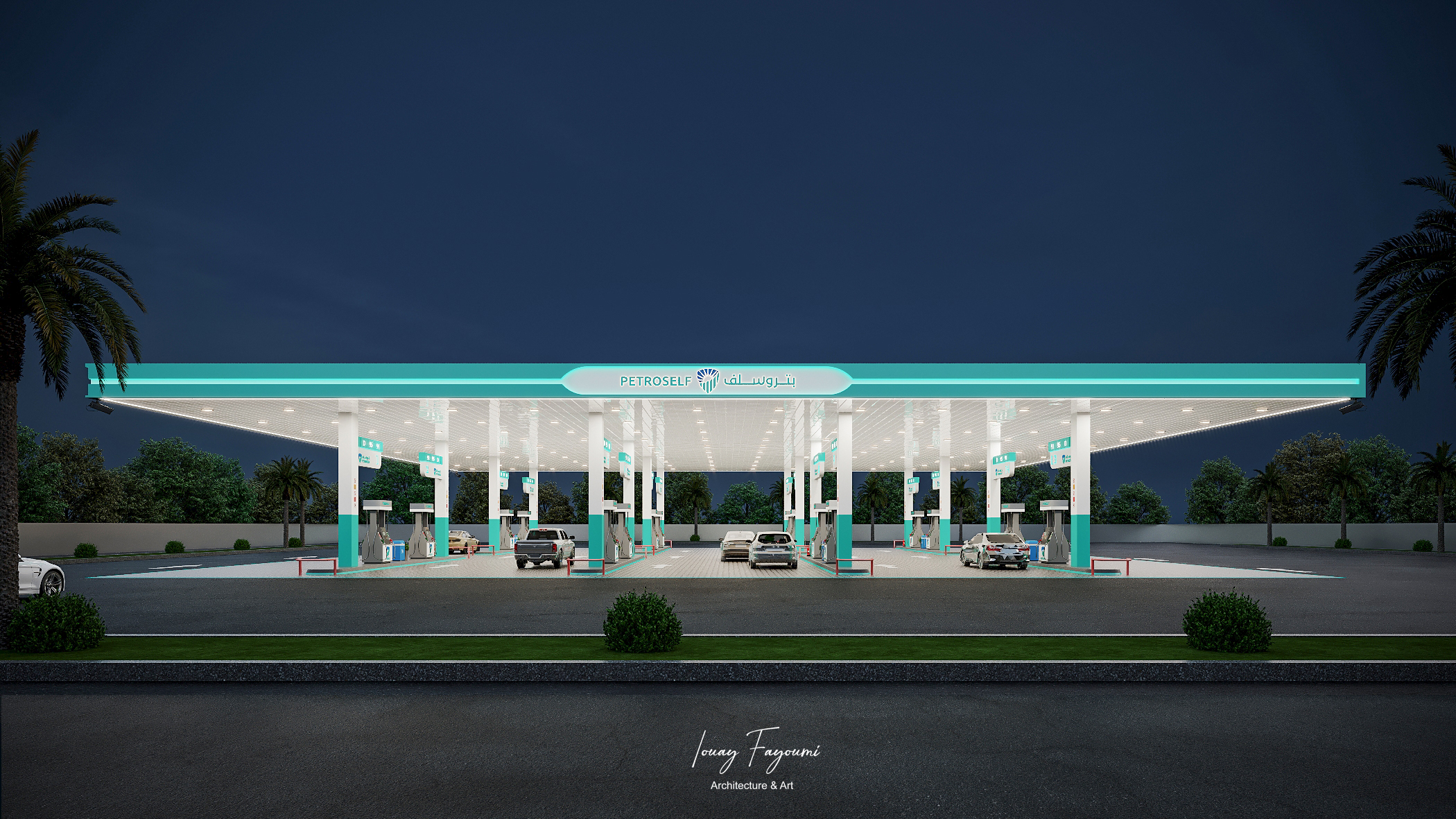 PetroSelf 加油站设计丨沙特阿拉伯-27
