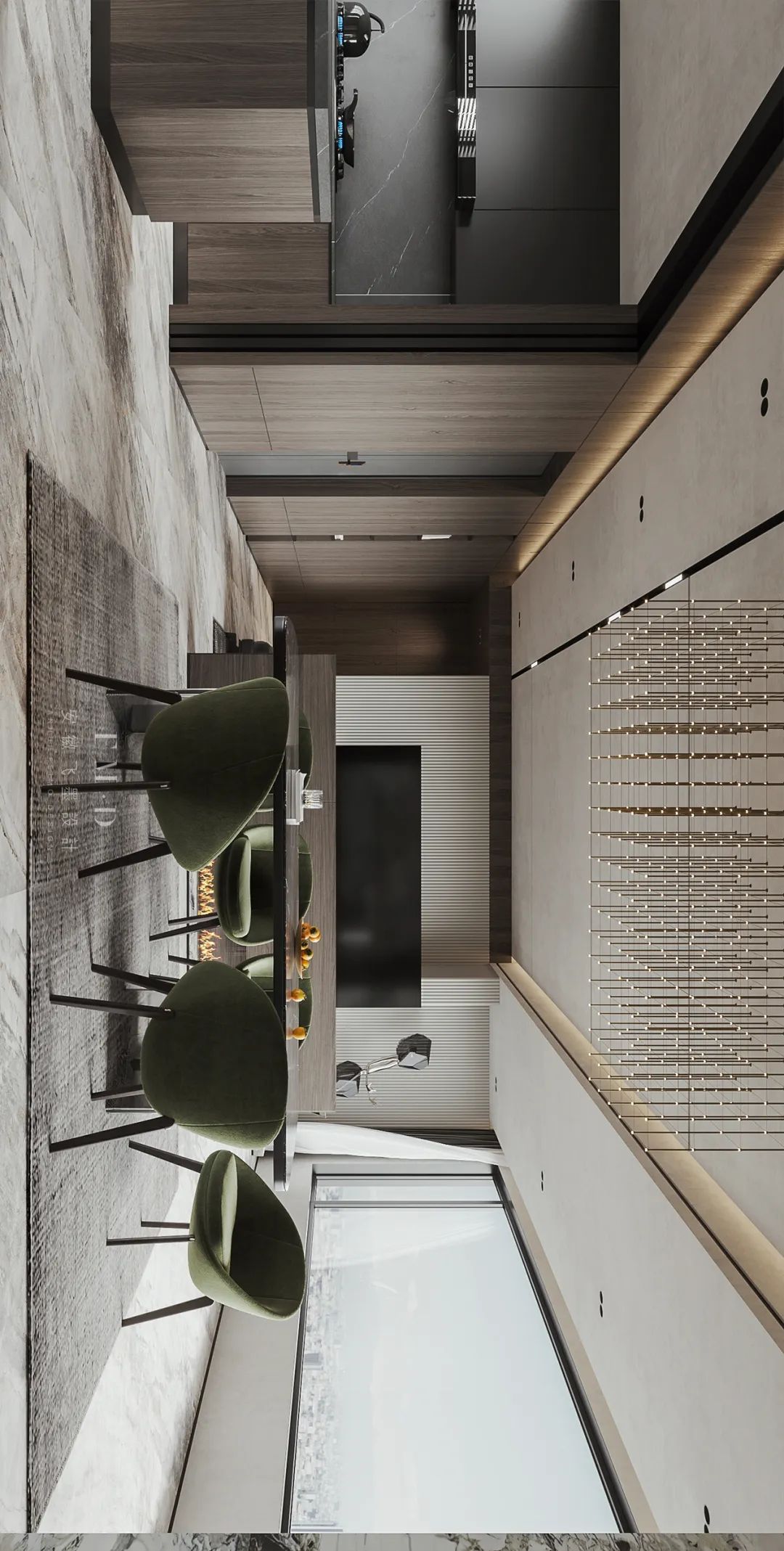 铂悦天汇 190㎡意式轻奢大平层丨飞墨云端组-15