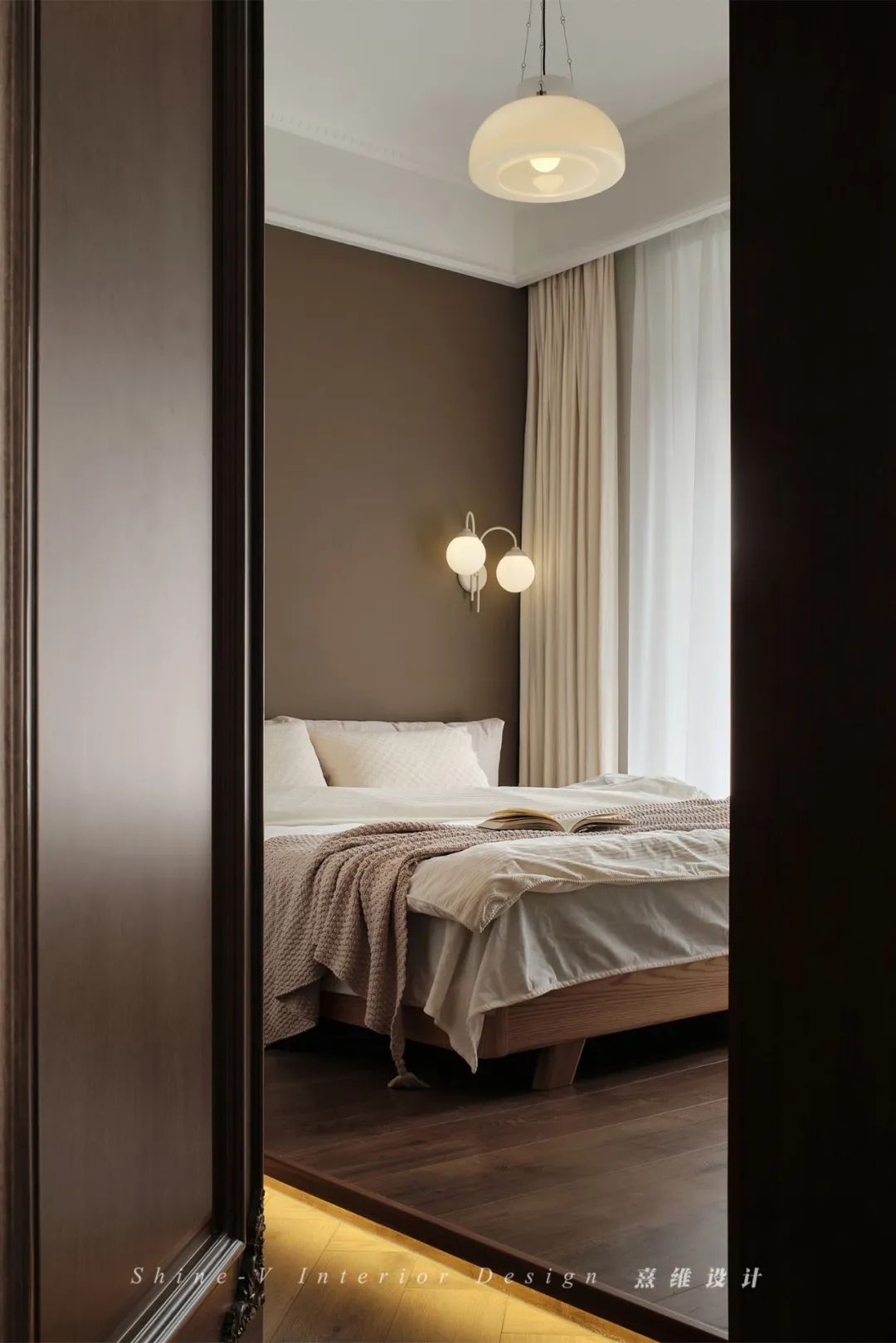 啡夏 · 120㎡轻复古法式优雅之家丨中国南京丨熹维设计-64