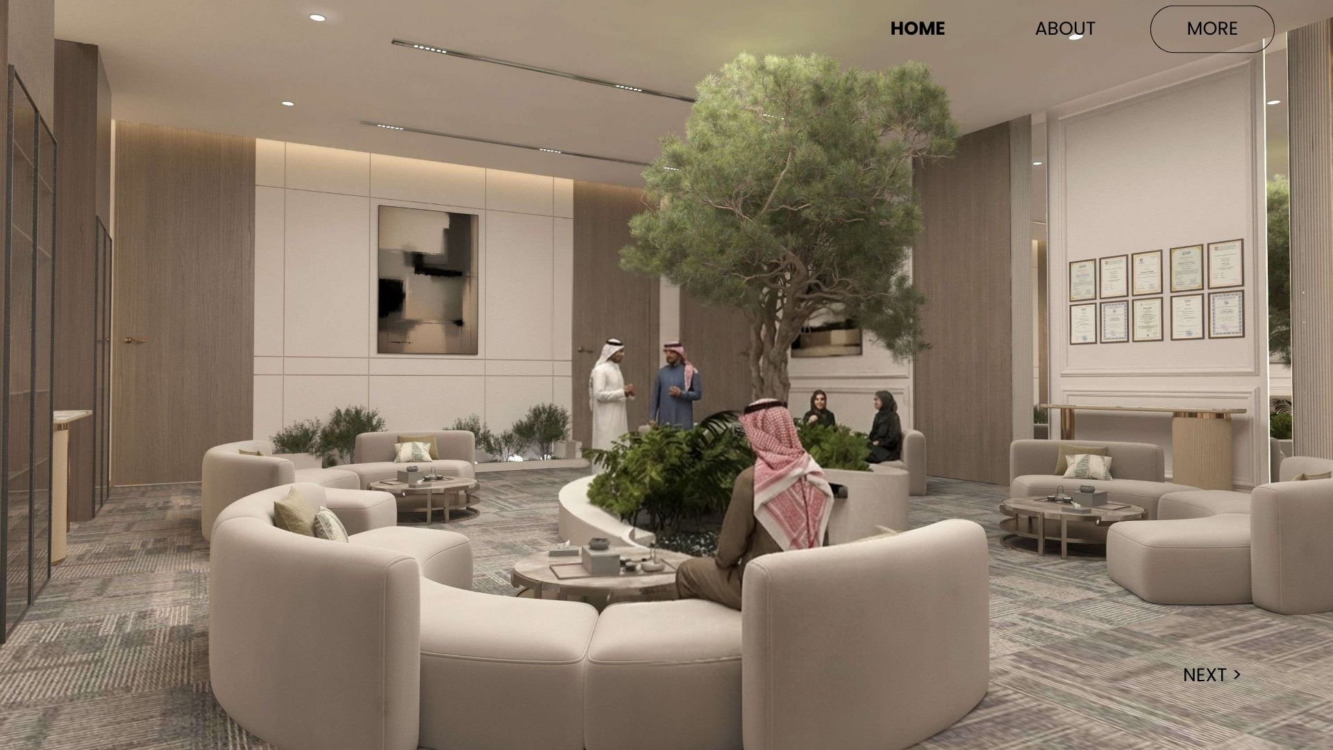 modern office Katoen Natie Khonaini | 3D Visualization-6