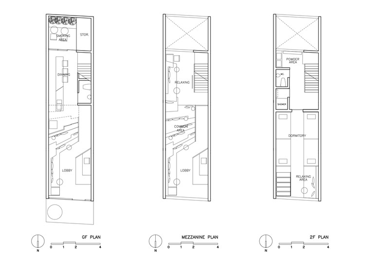 泰国"Bed One Block Hostel" 以小见大，社交空间与私密空间的完美平衡-19