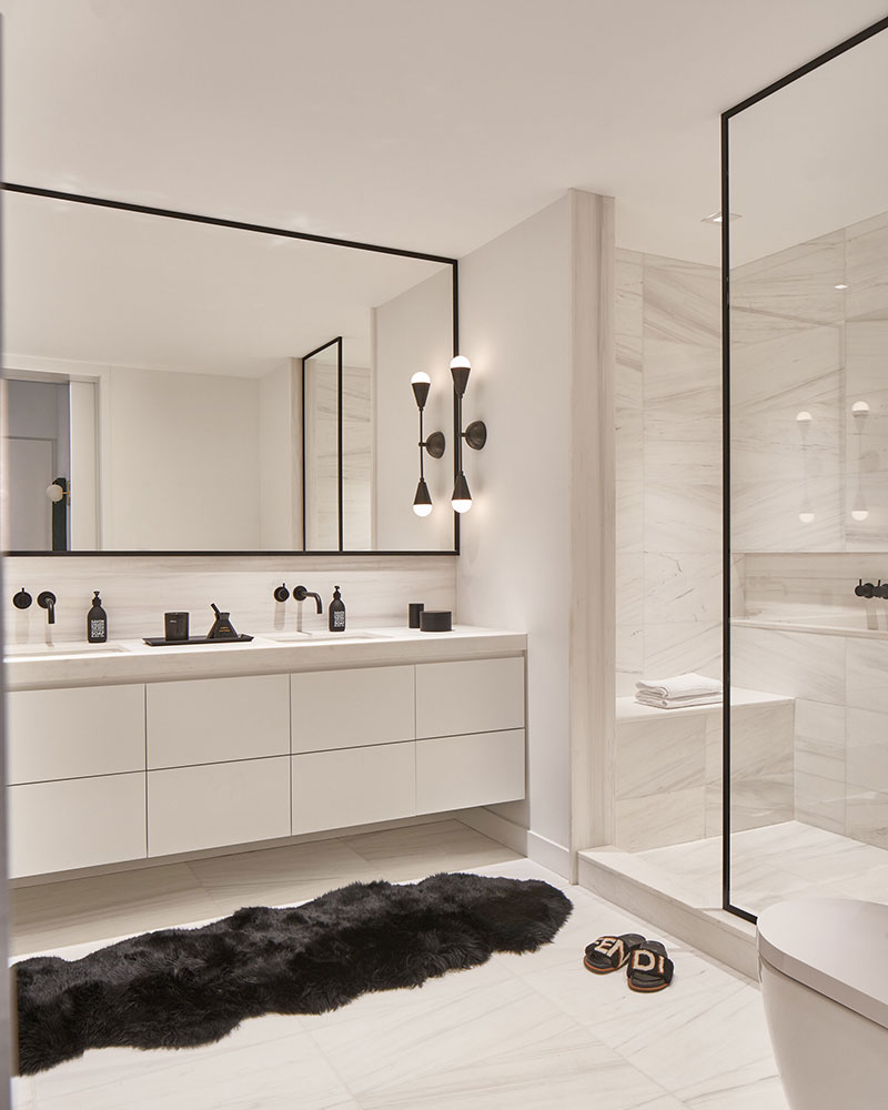 纽约时尚黑白家居，年轻家庭的温馨之作-25