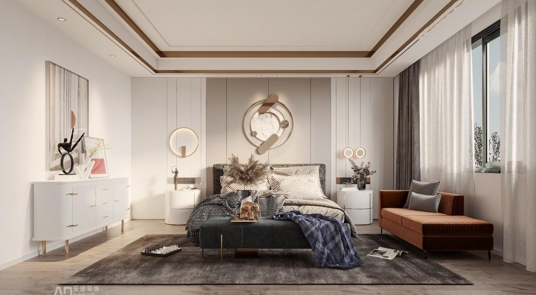 五龙山蓝山别墅轻奢空间设计-8