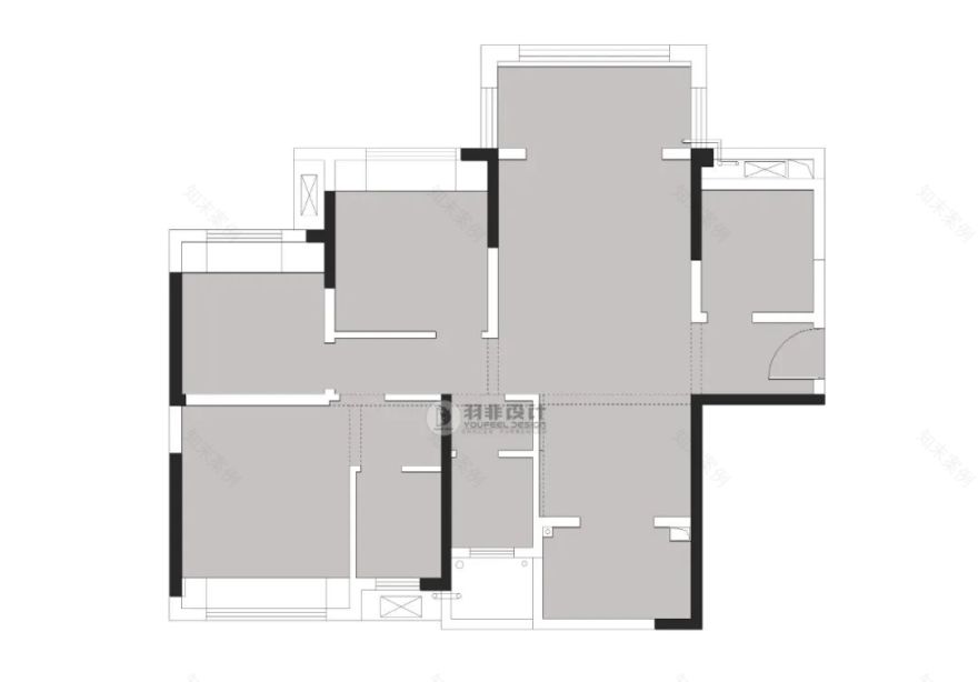 柳州君悦壹号现代风格家居设计-17