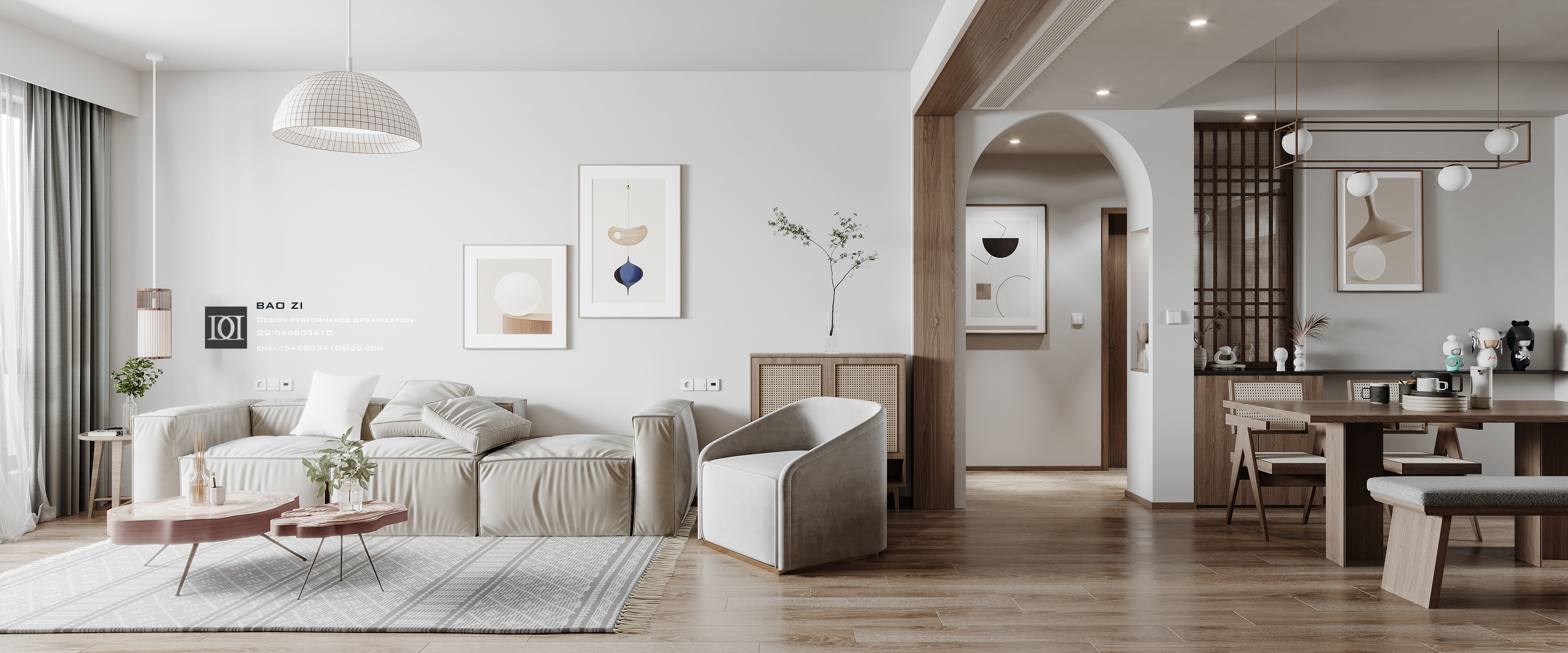 现代简约平层设计-17